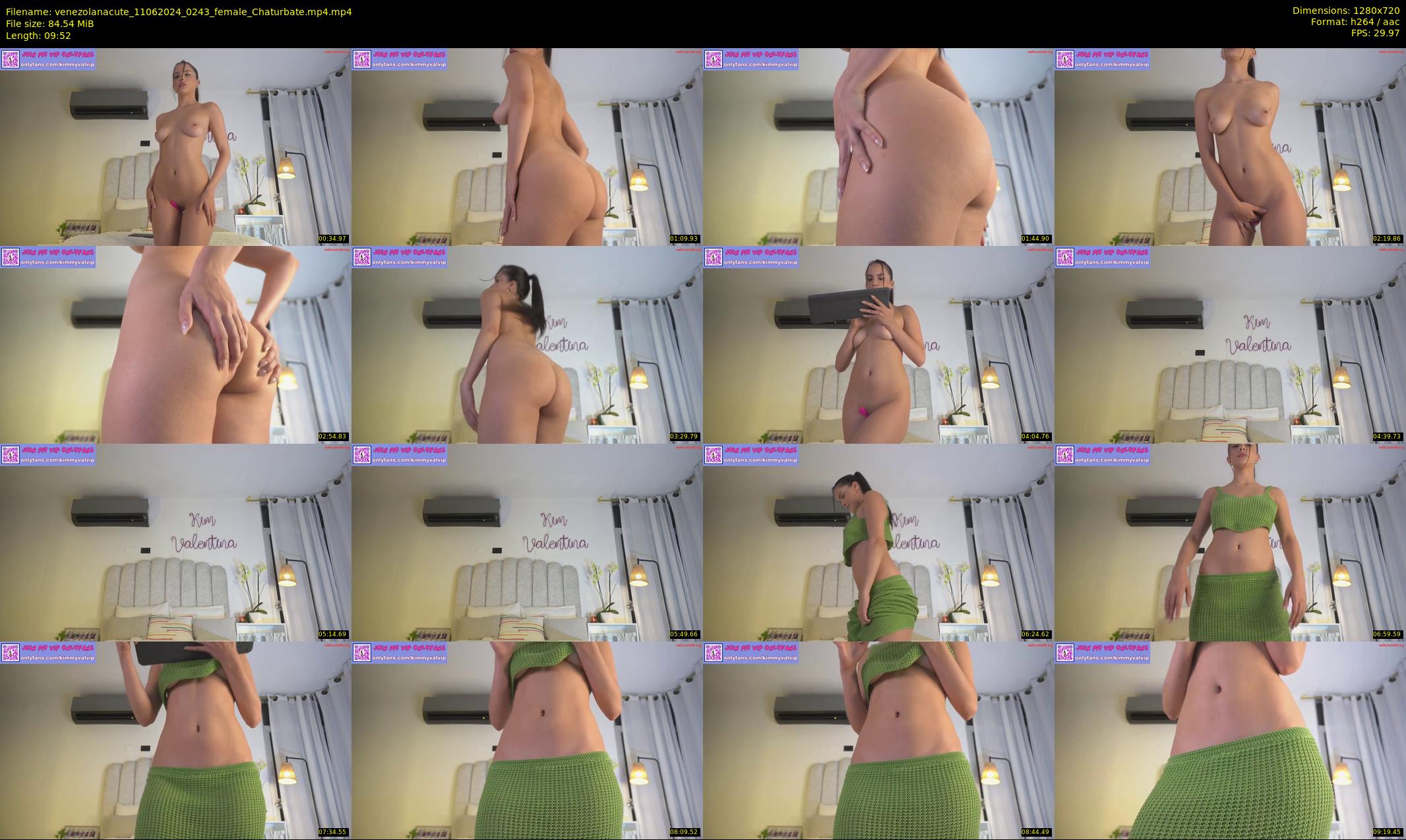 venezolanacute — 10 minute Chaturbate female cam show recording, 720p, Jun 11, 2024