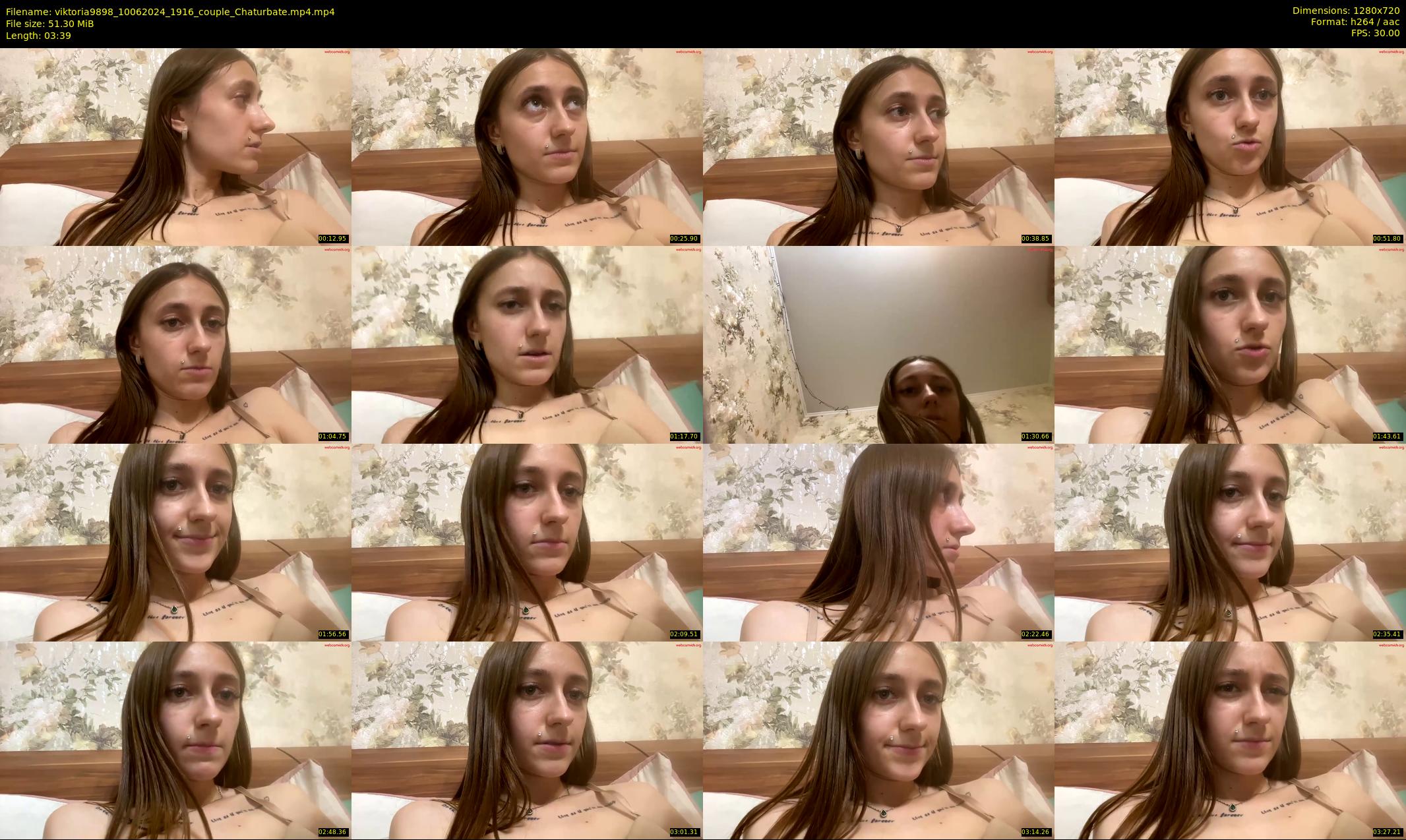 viktoria9898 — 4 minute Chaturbate couple cam show recording, 720p, Jun 10, 2024
