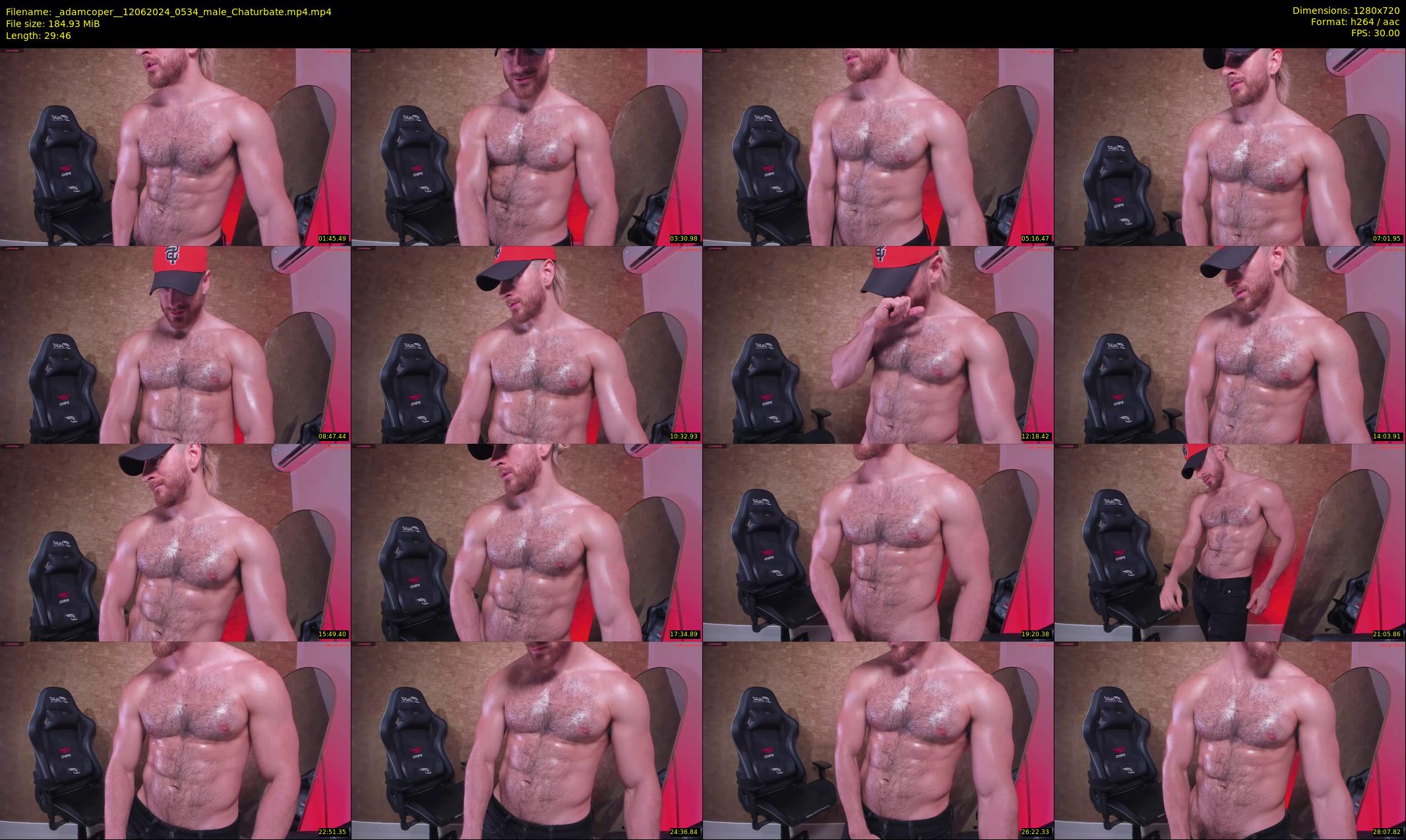_adamcoper_ — 30 minute Chaturbate male cam show recording, 720p, Jun 12, 2024