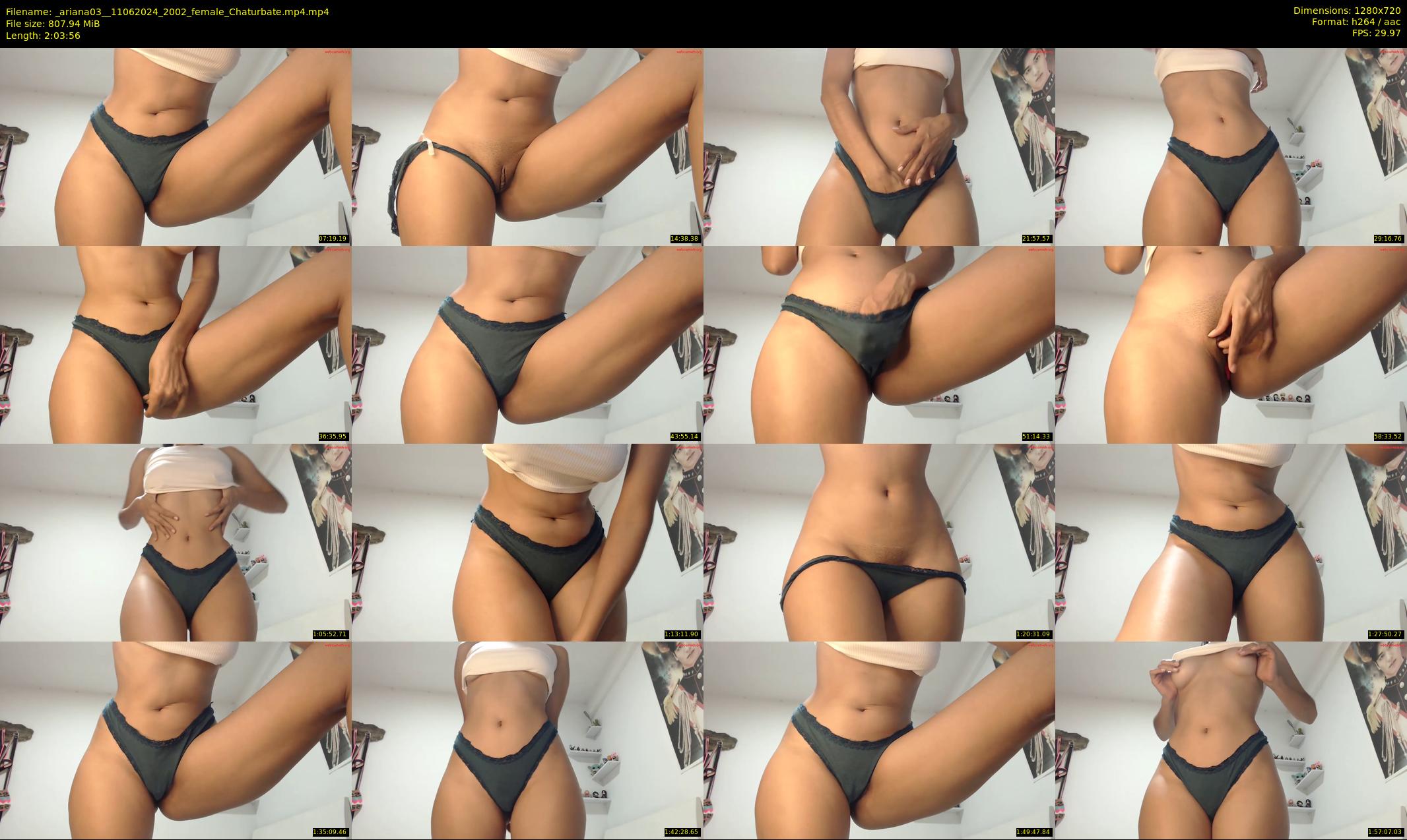 _ariana03_ — 124 minute Chaturbate female cam show recording, 720p, Jun 11, 2024