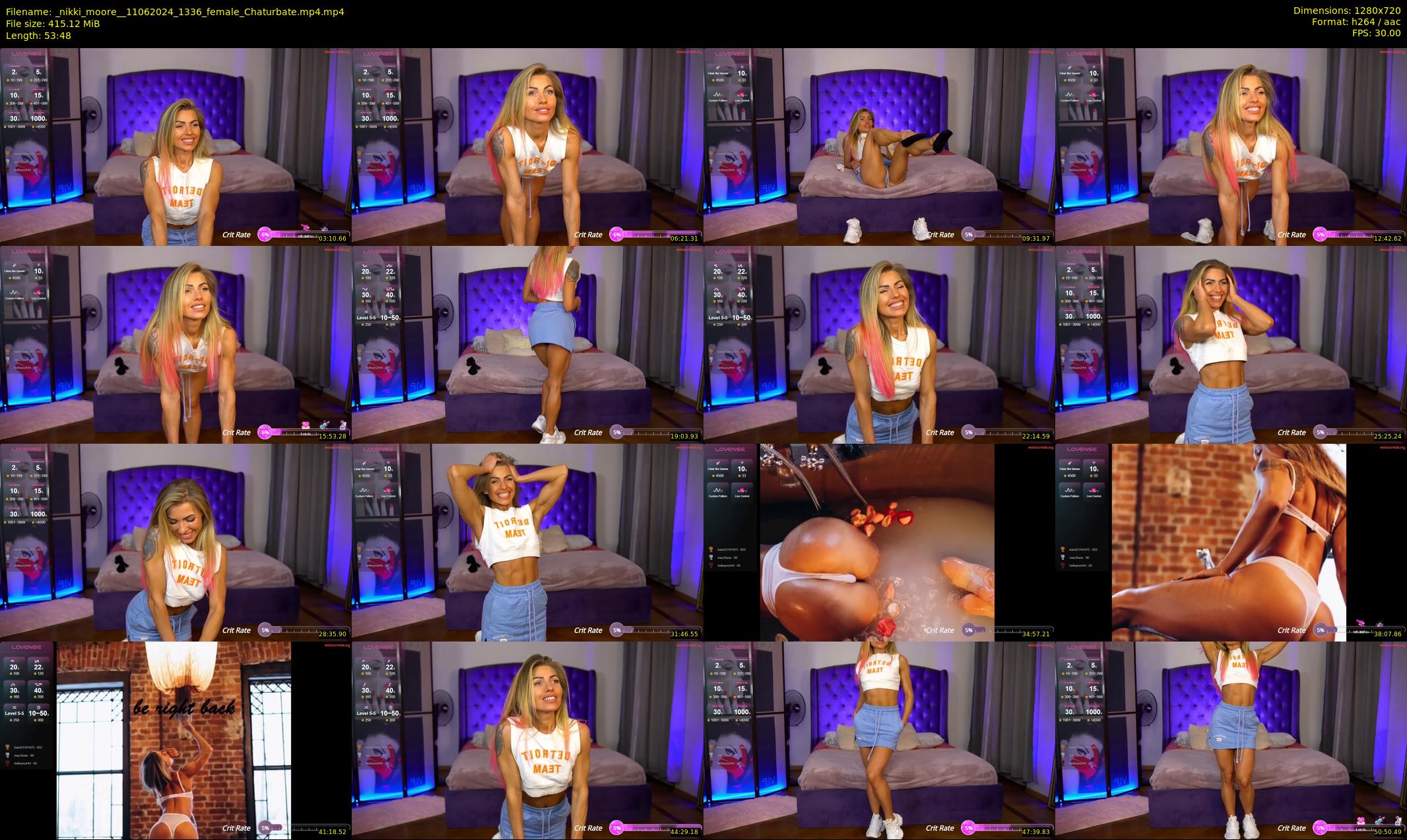 _nikki_moore_ — 54 minute Chaturbate female cam show recording, 720p, Jun 11, 2024