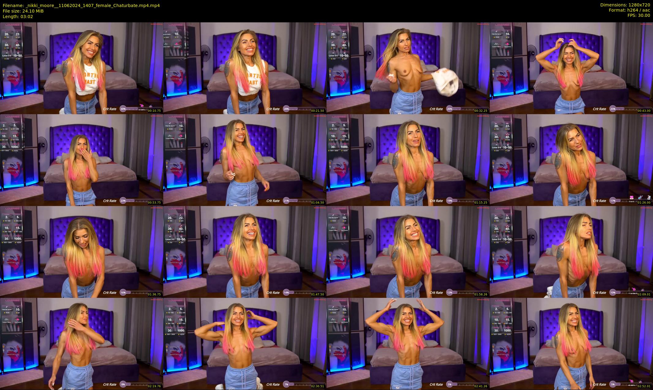 _nikki_moore_ — 4 minute Chaturbate female cam show recording, 720p, Jun 11, 2024