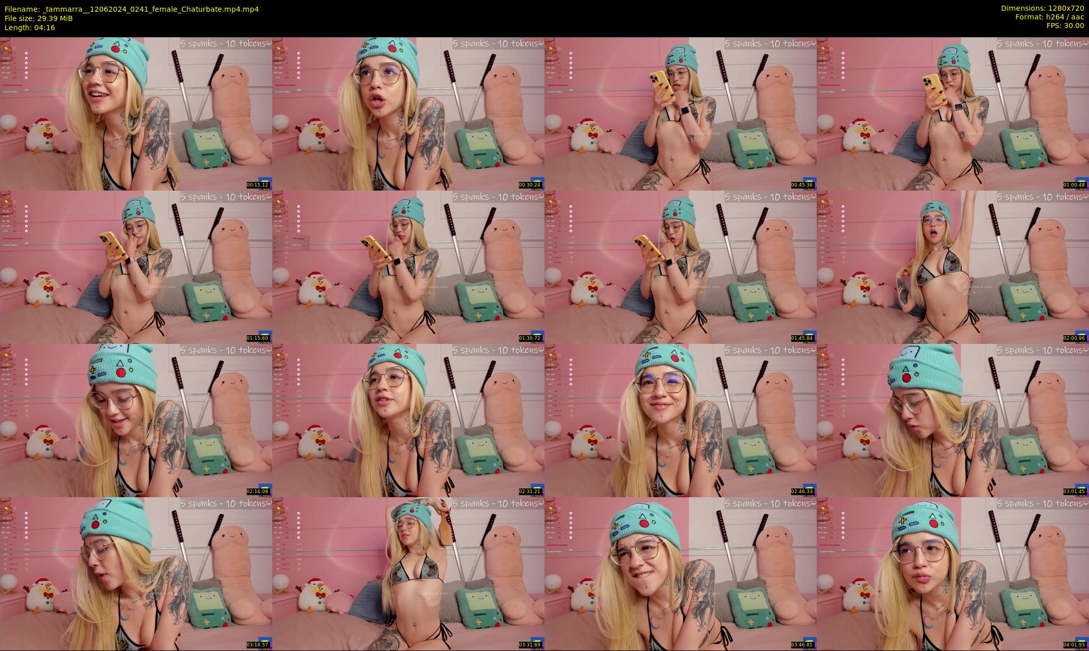 _tammarra_ — 5 minute Chaturbate female cam show recording, 720p, Jun 12, 2024