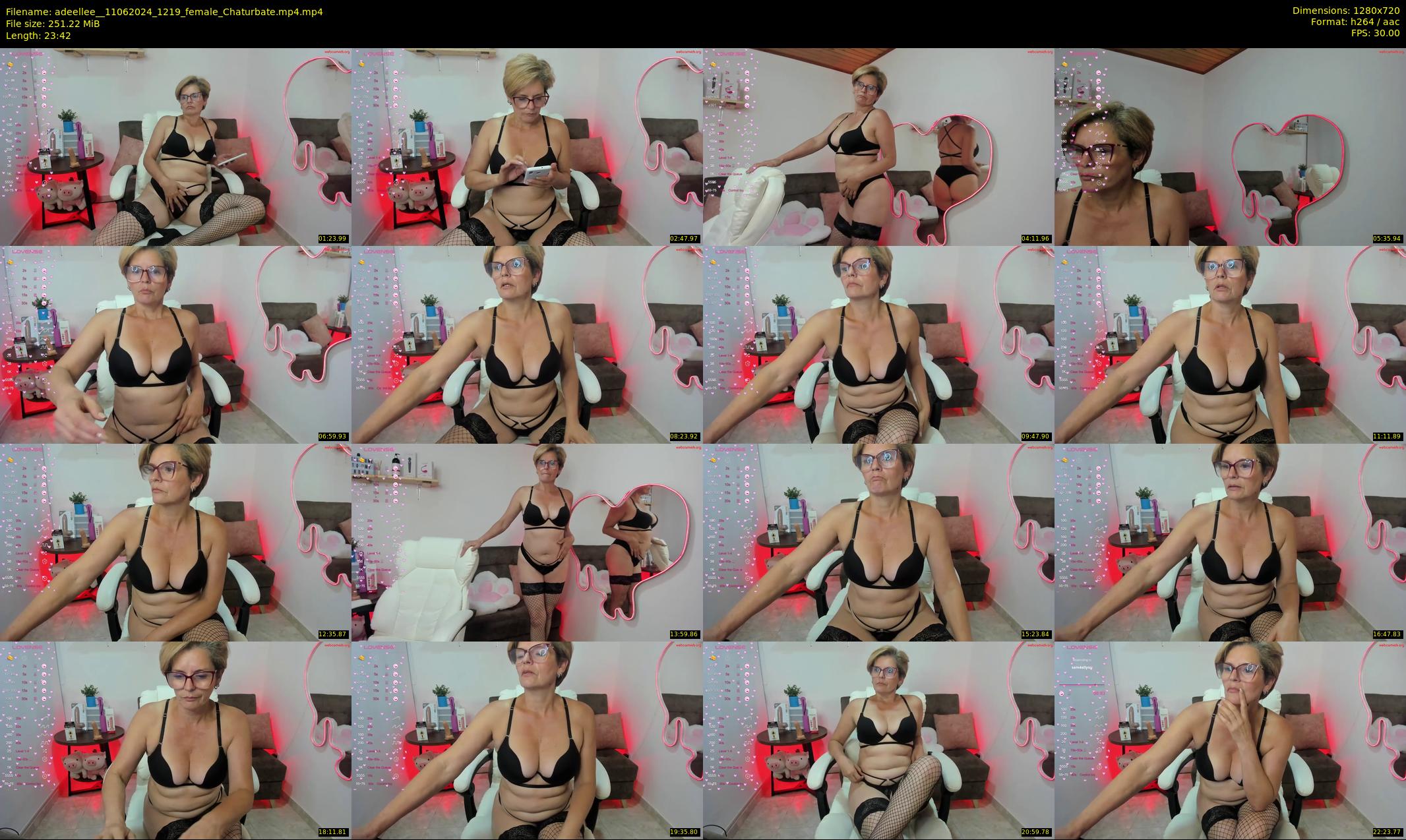 adeellee_ — 24 minute Chaturbate female cam show recording, 720p, Jun 11, 2024