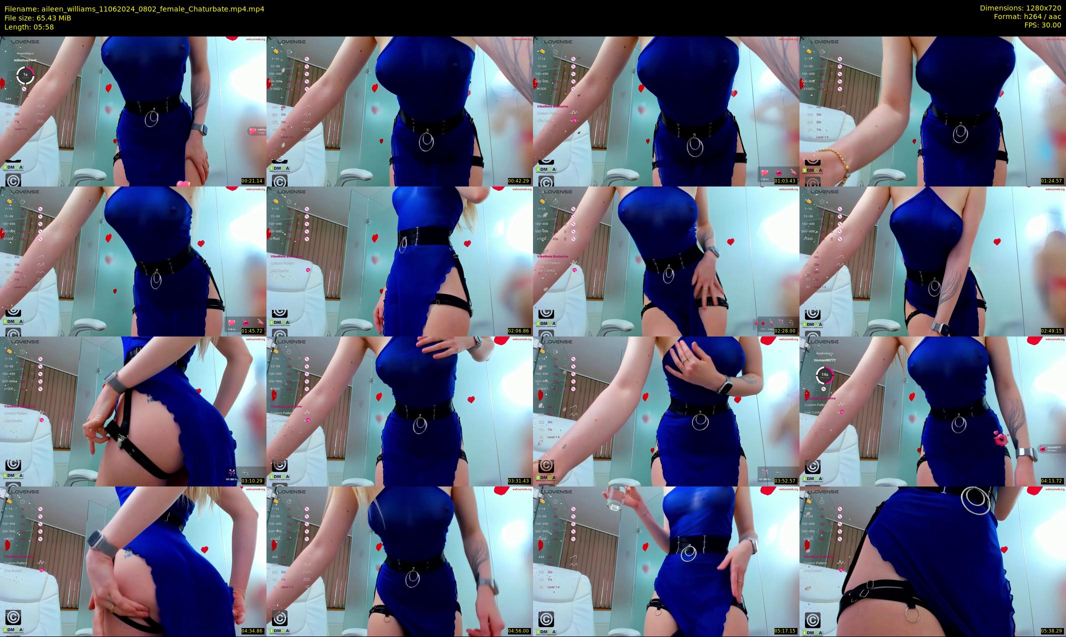 aileen_williams — 6 minute Chaturbate female cam show recording, 720p, Jun 11, 2024