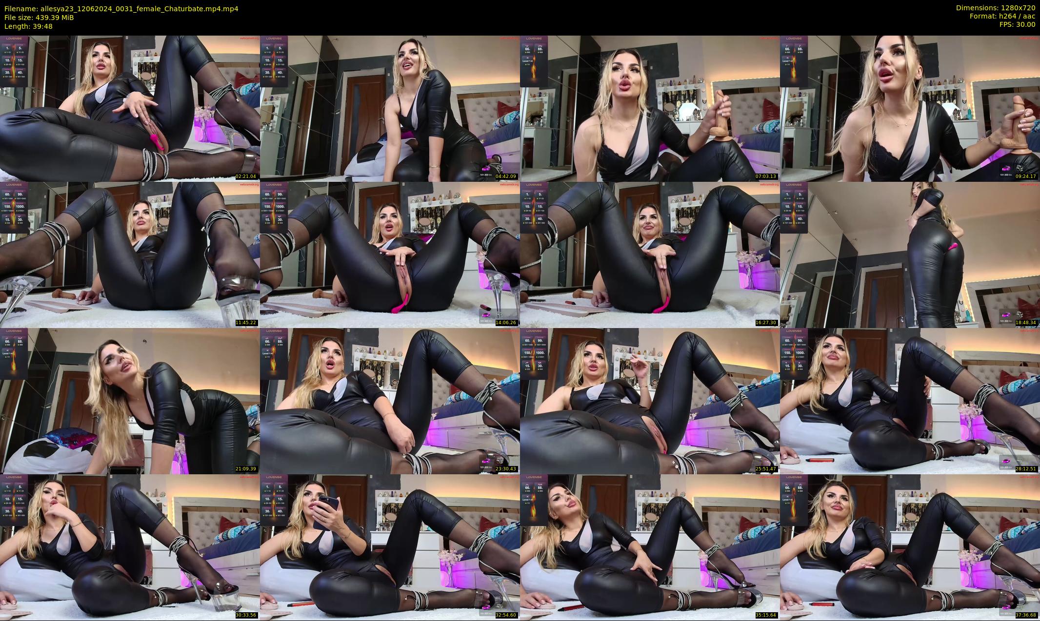allesya23 — 40 minute Chaturbate female cam show recording, 720p, Jun 12, 2024