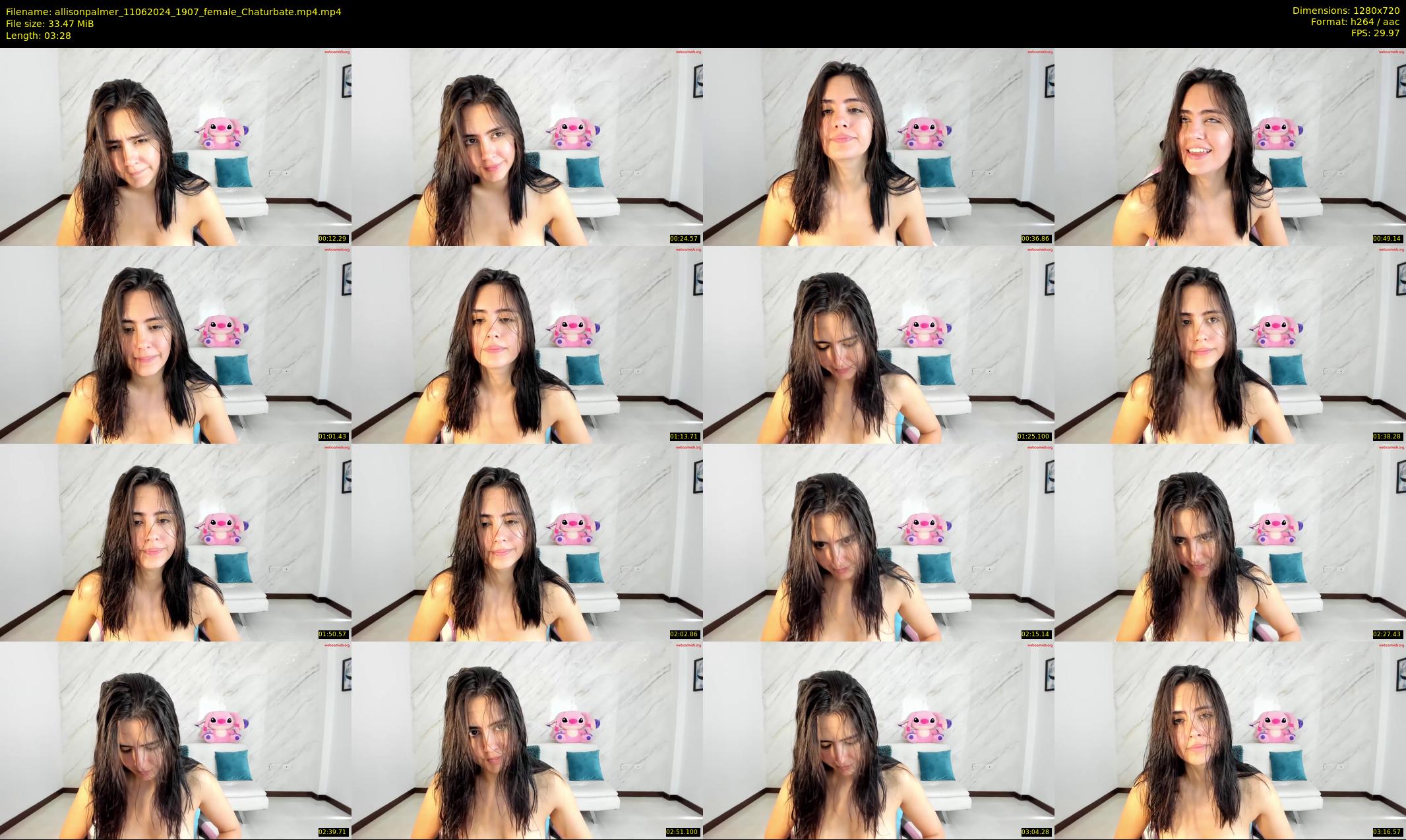 allisonpalmer — 4 minute Chaturbate female cam show recording, 720p, Jun 11, 2024
