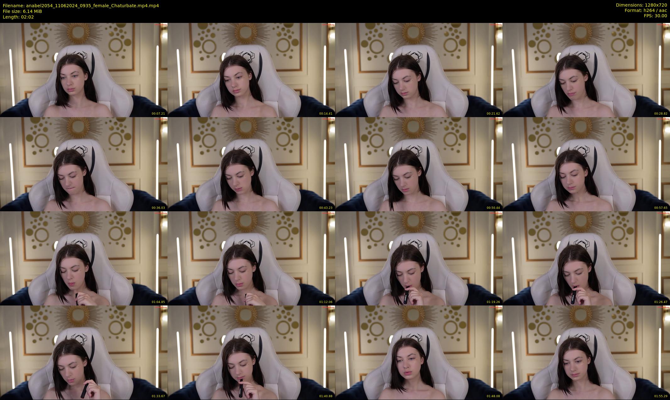 anabel2054 — 3 minute Chaturbate female cam show recording, 720p, Jun 11, 2024