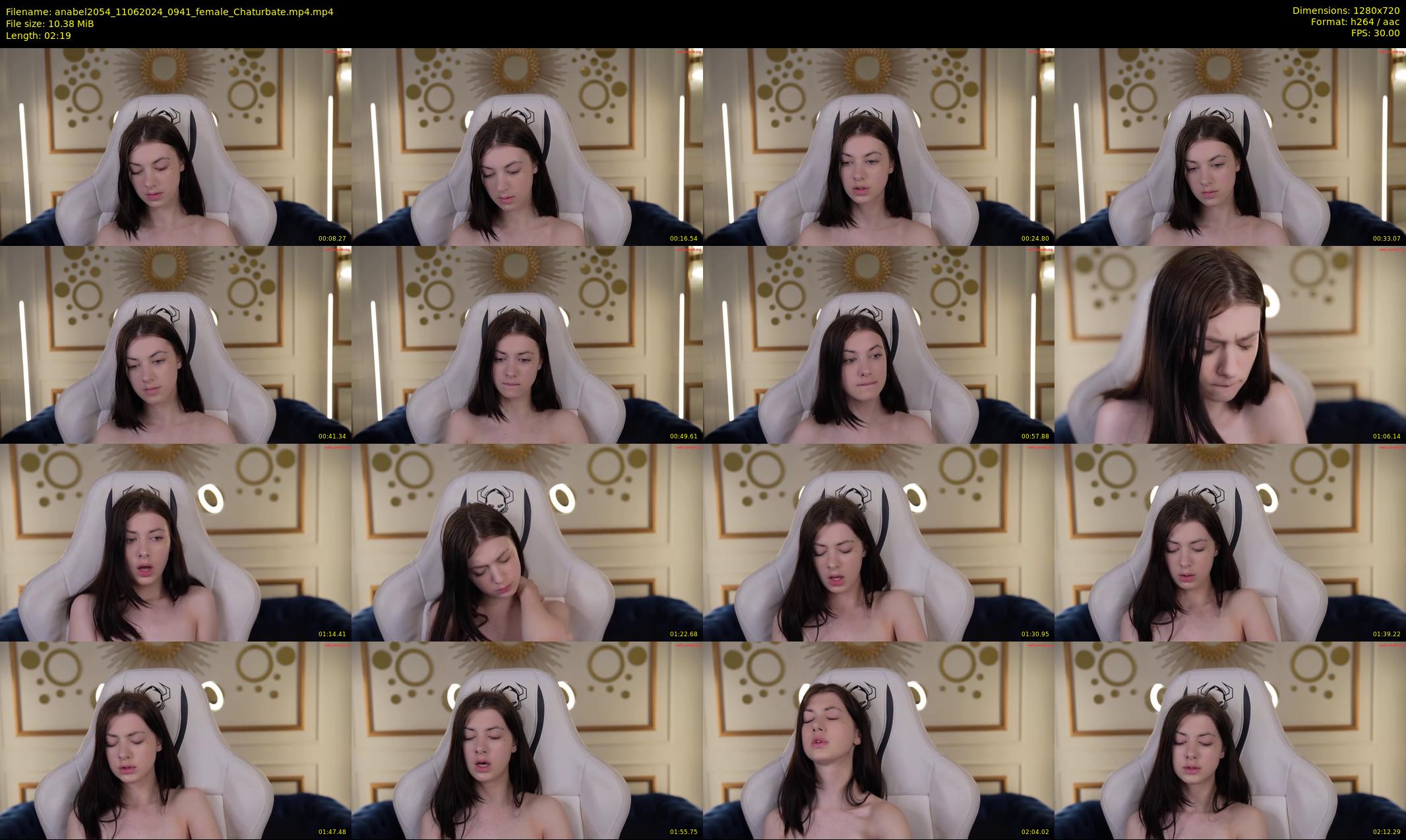 anabel2054 — 3 minute Chaturbate female cam show recording, 720p, Jun 11, 2024