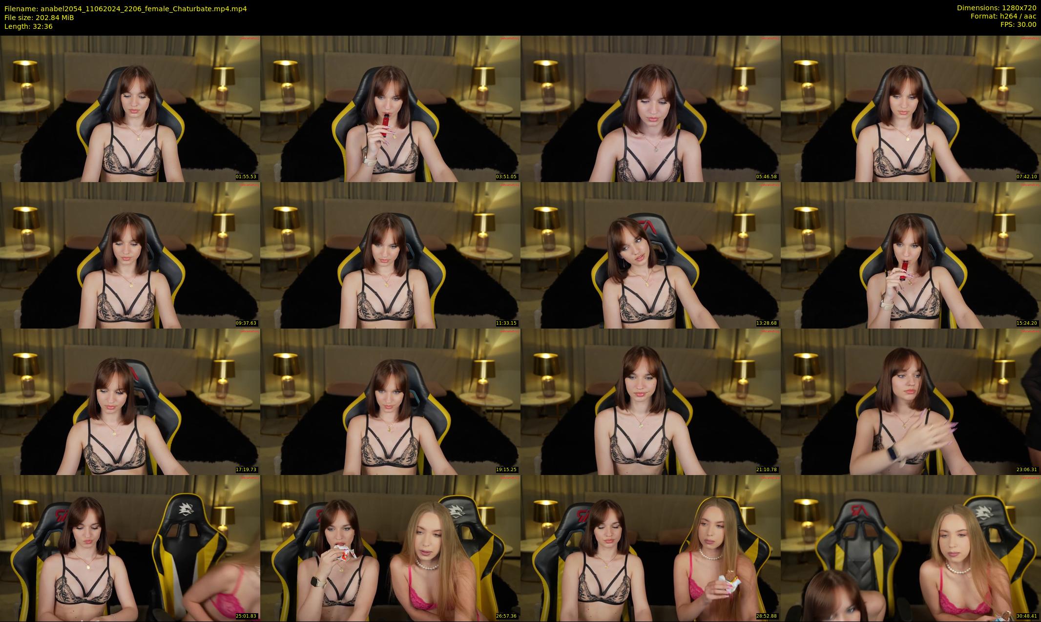 anabel2054 — 33 minute Chaturbate female cam show recording, 720p, Jun 11, 2024
