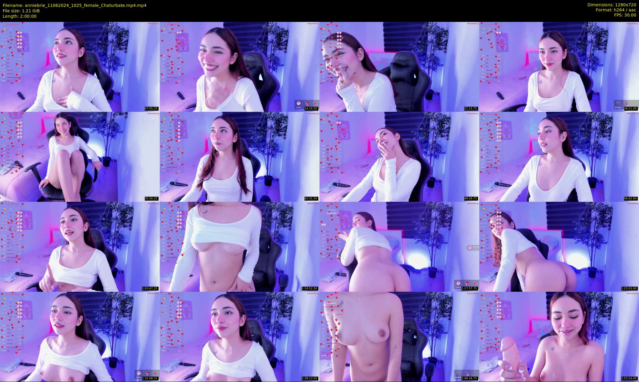 anniebrie — 120 minute Chaturbate female cam show recording, 720p, Jun 11, 2024