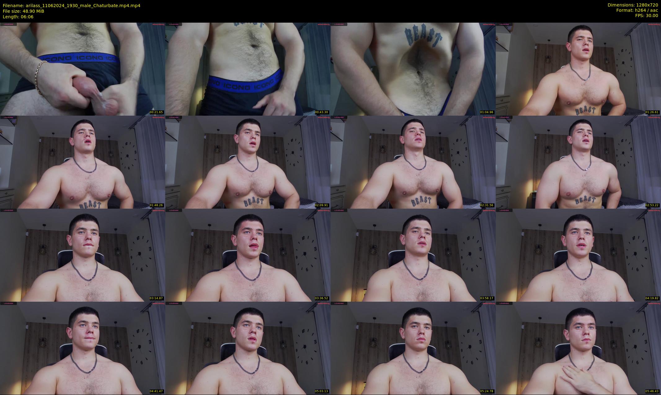 arilass — 7 minute Chaturbate male cam show recording, 720p, Jun 11, 2024