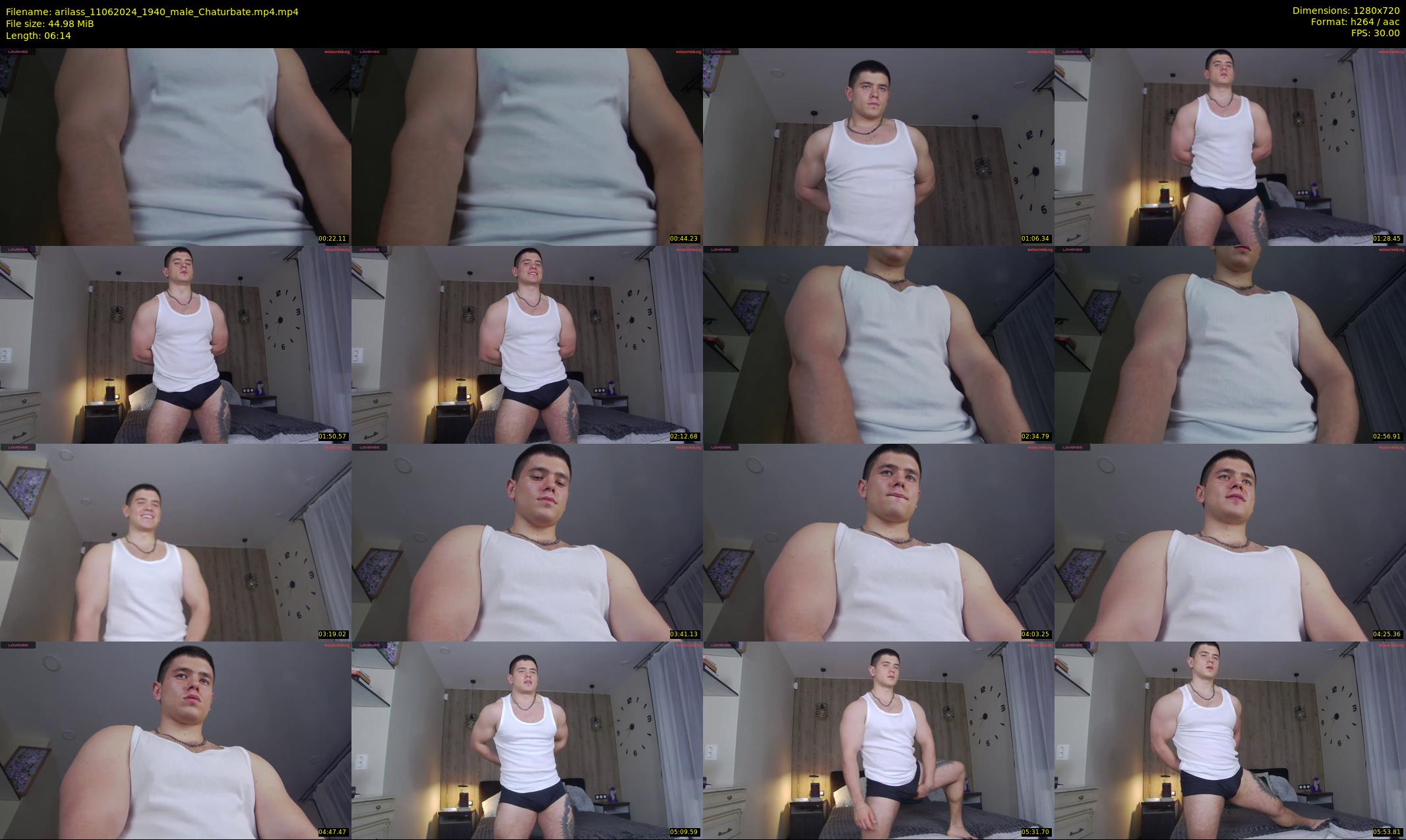 arilass — 7 minute Chaturbate male cam show recording, 720p, Jun 11, 2024