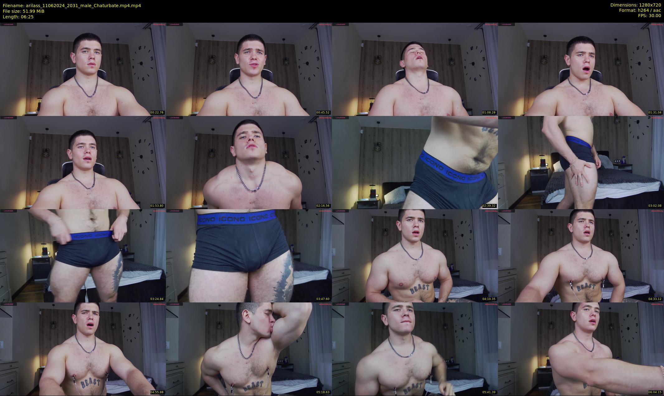 arilass — 7 minute Chaturbate male cam show recording, 720p, Jun 11, 2024