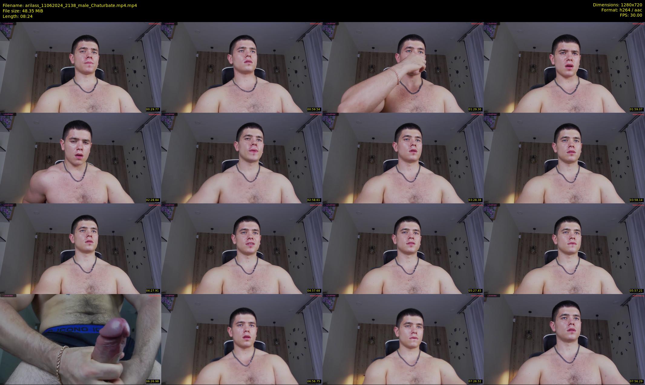 arilass — 9 minute Chaturbate male cam show recording, 720p, Jun 11, 2024