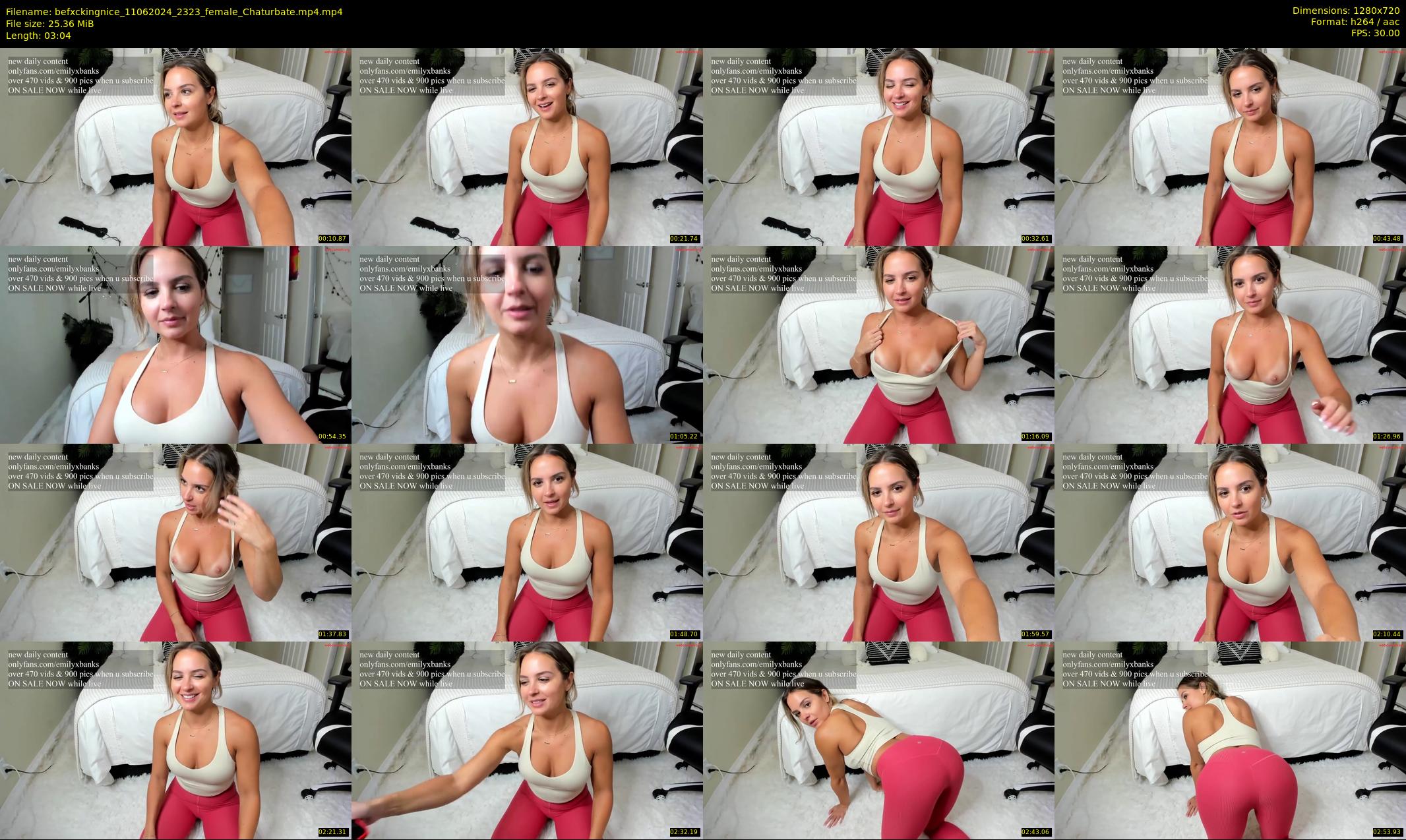 befxckingnice — 4 minute Chaturbate female cam show recording, 720p, Jun 11, 2024