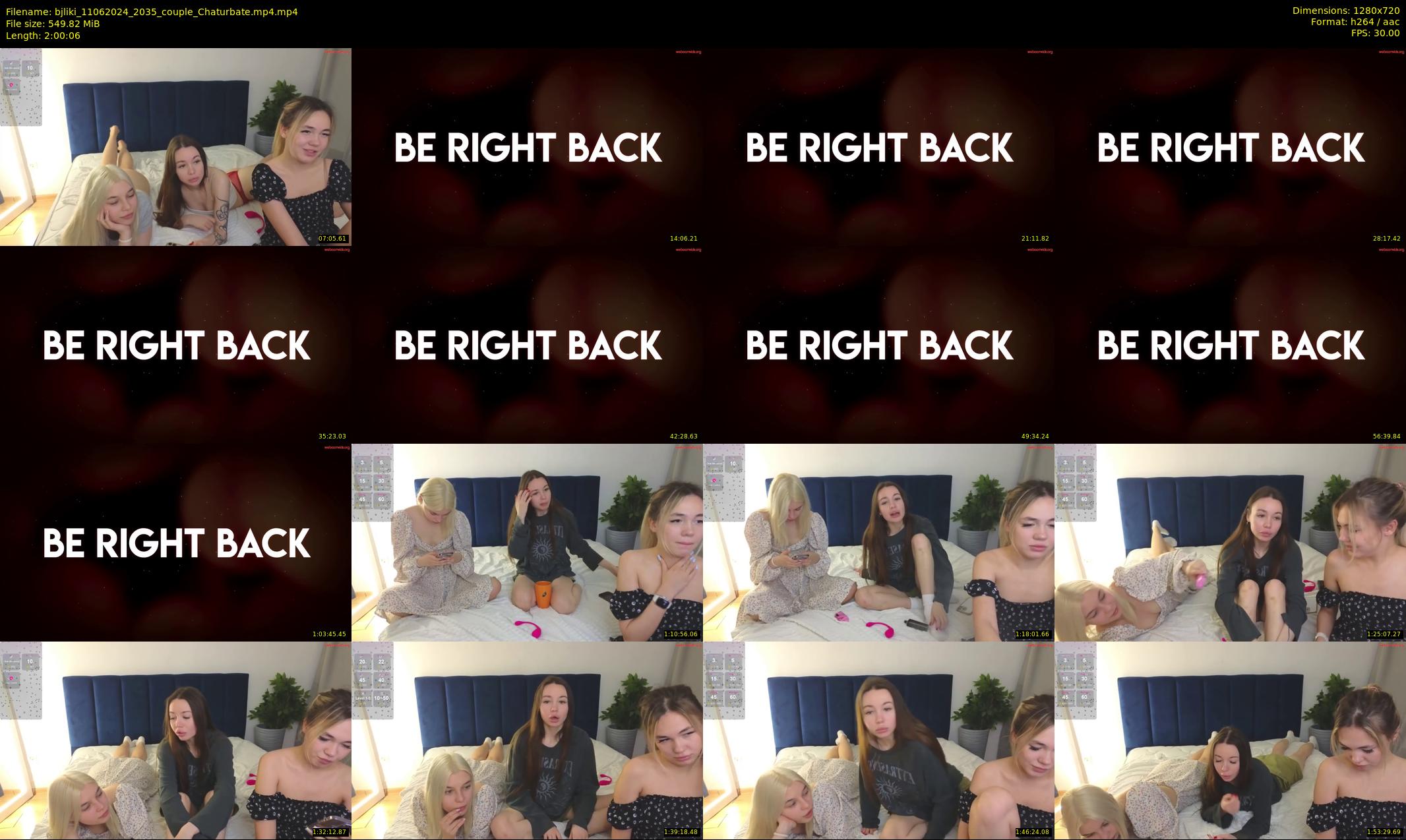 bjliki — 121 minute Chaturbate couple cam show recording, 720p, Jun 11, 2024