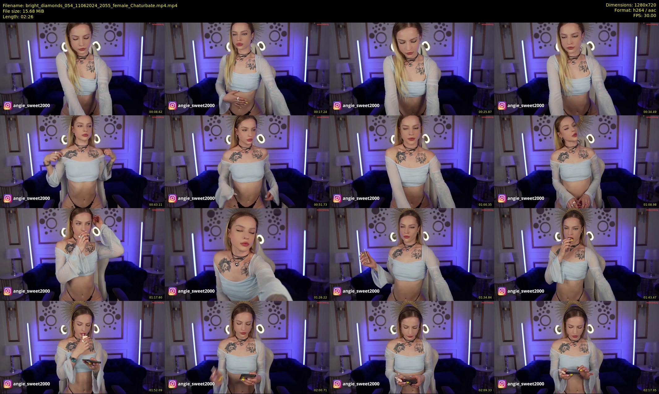 bright_diamonds_054 — 3 minute Chaturbate couple cam show recording, 720p, Jun 11, 2024
