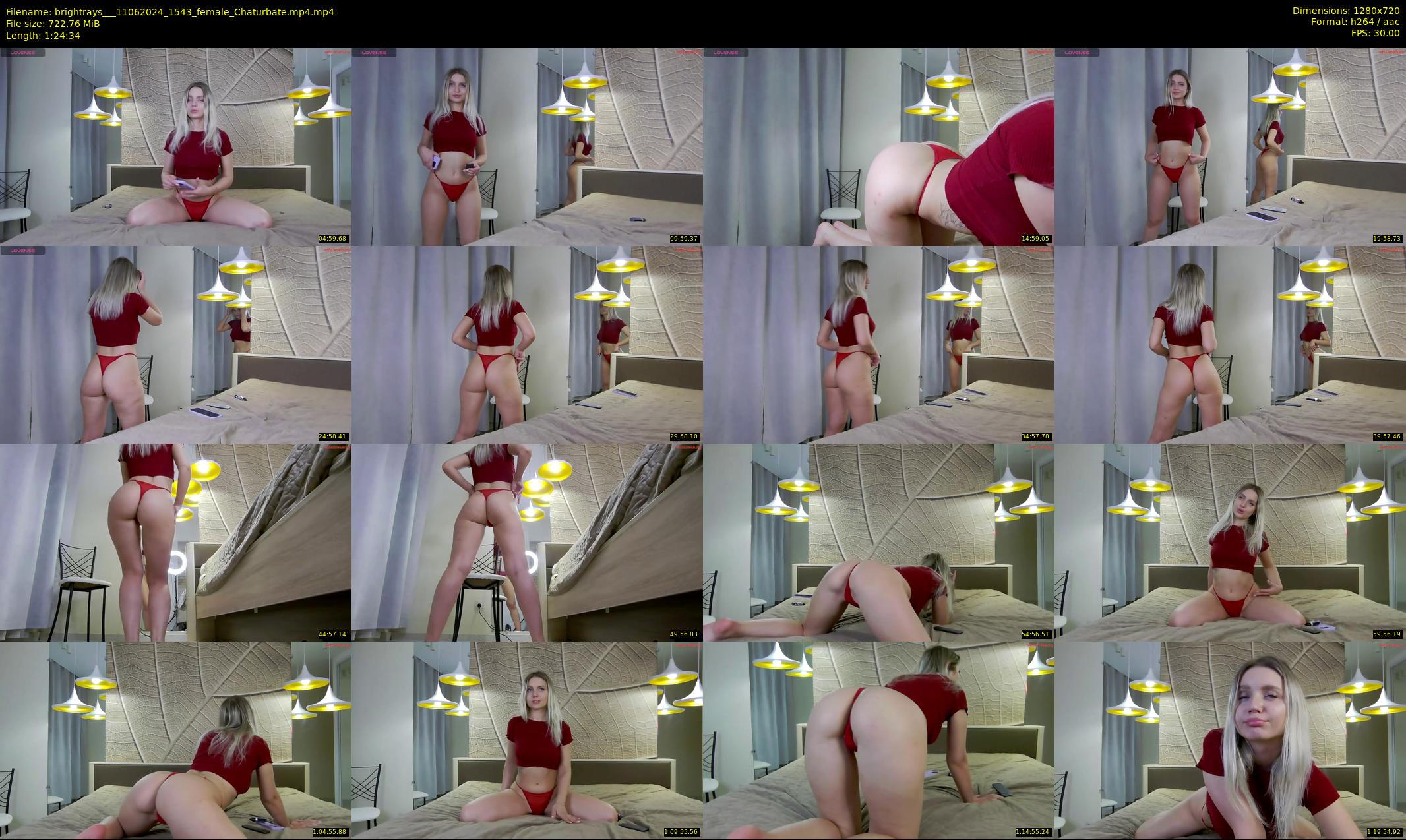 brightrays__ — 85 minute Chaturbate female cam show recording, 720p, Jun 11, 2024