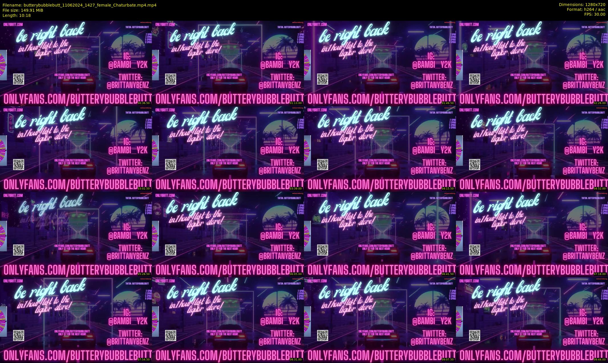 butterybubblebutt — 11 minute Chaturbate couple cam show recording, 720p, Jun 11, 2024