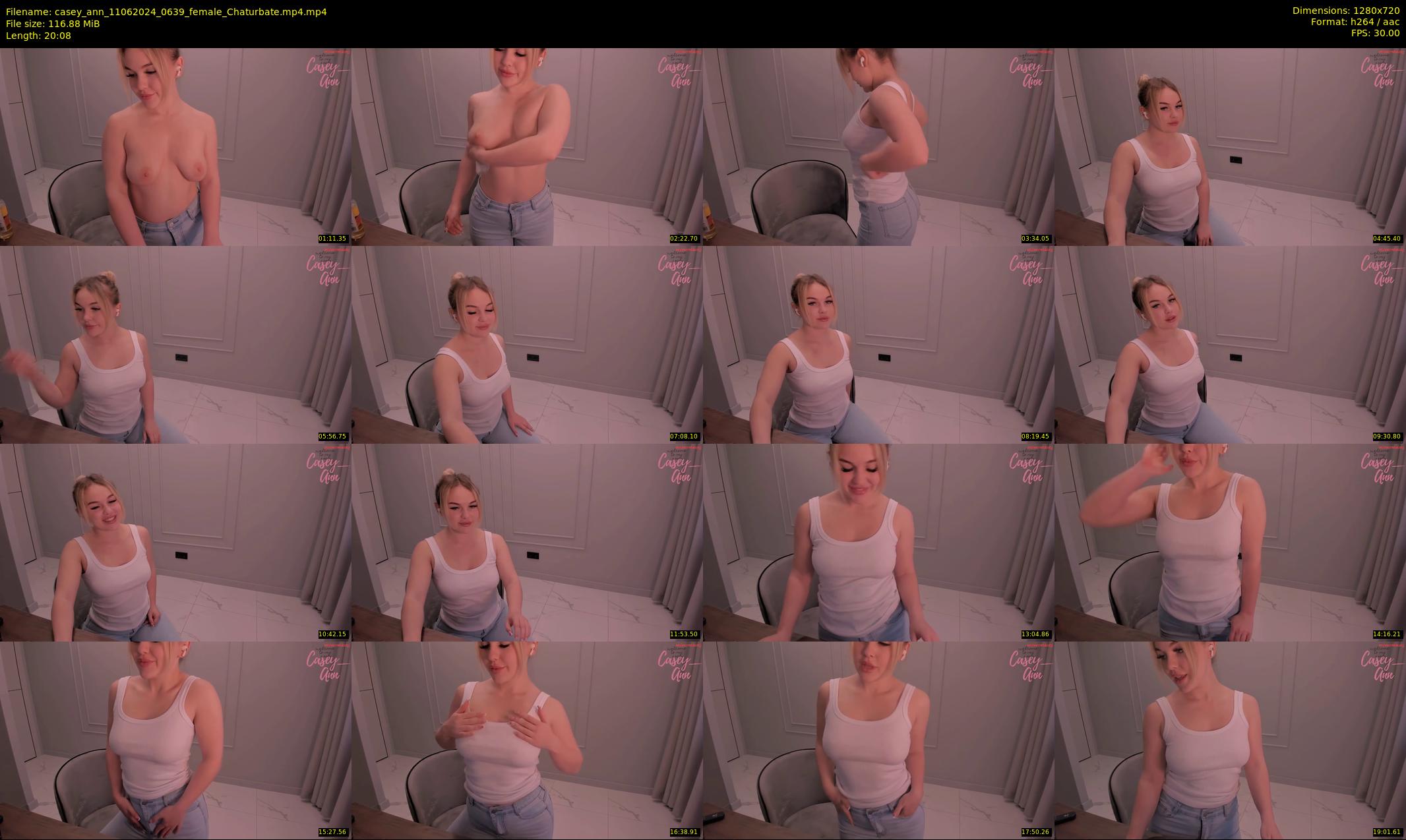 casey_ann — 21 minute Chaturbate female cam show recording, 720p, Jun 11, 2024