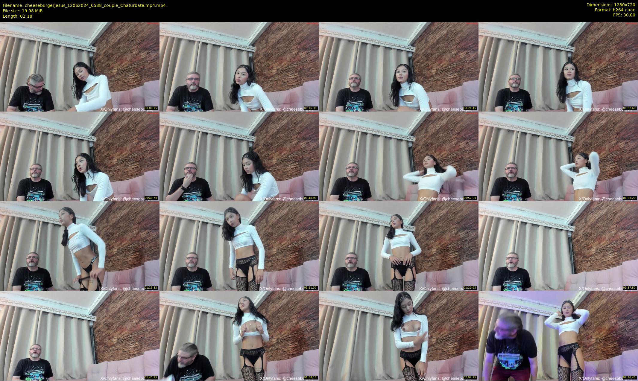 cheeseburgerjesus — 3 minute Chaturbate couple cam show recording, 720p, Jun 12, 2024