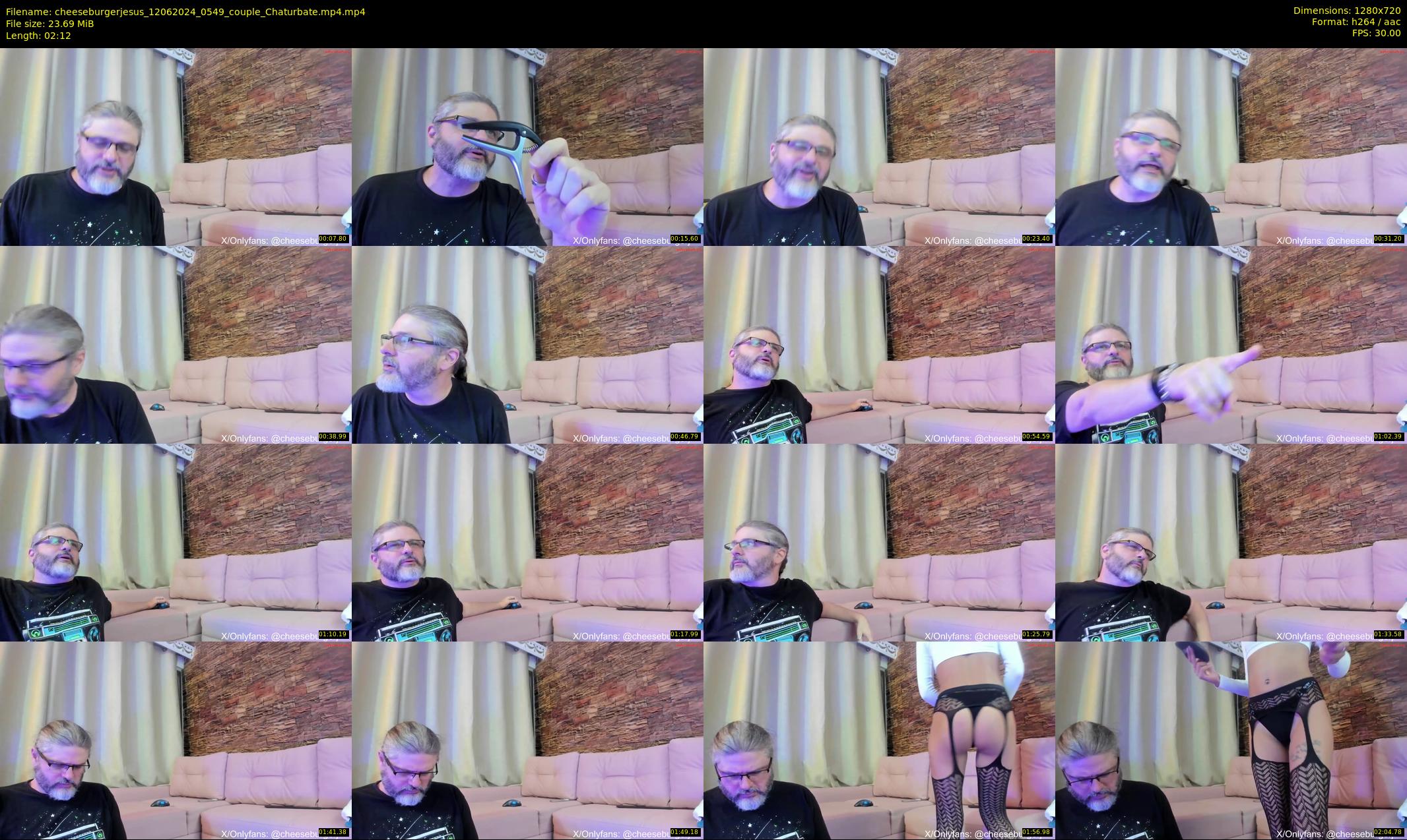 cheeseburgerjesus — 3 minute Chaturbate couple cam show recording, 720p, Jun 12, 2024