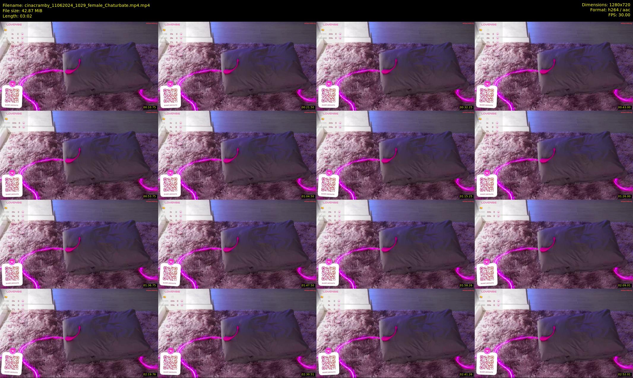 cinacramby — 4 minute Chaturbate female cam show recording, 720p, Jun 11, 2024
