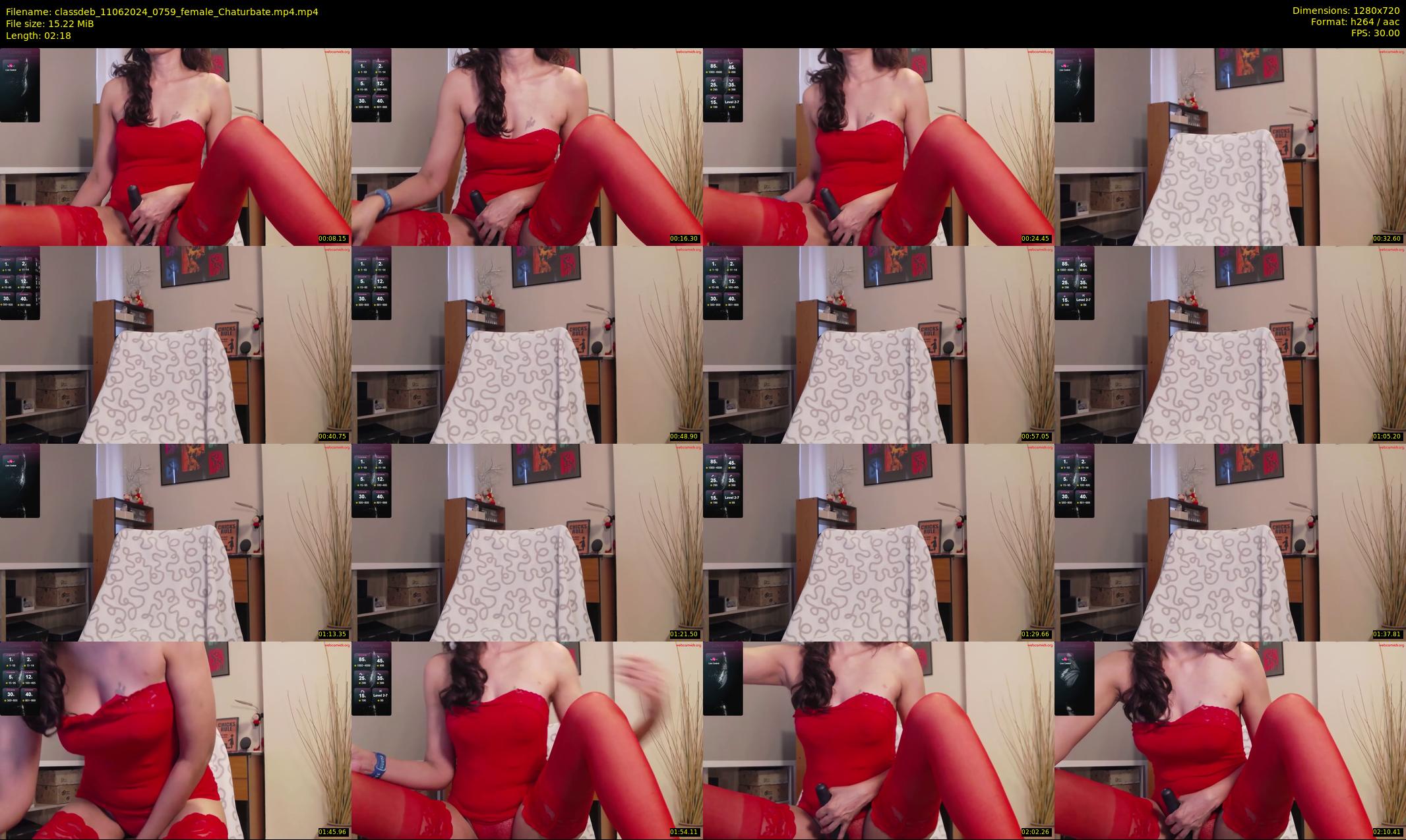classdeb — 3 minute Chaturbate female cam show recording, 720p, Jun 11, 2024