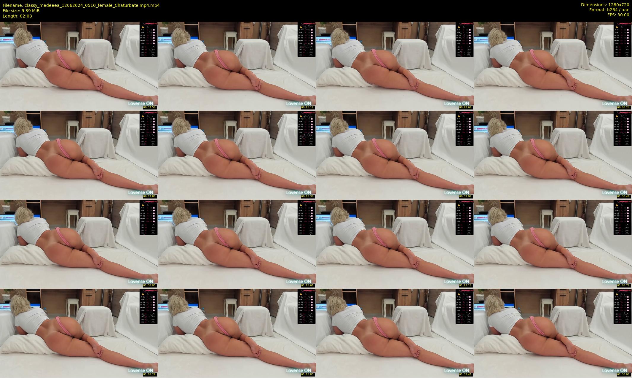 classy_medeeea — 3 minute Chaturbate female cam show recording, 720p, Jun 12, 2024