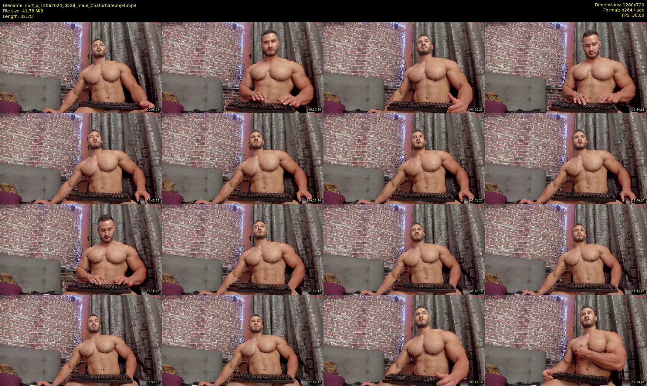 curt_x — 3 minute Chaturbate male cam show recording, 720p, Jun 12, 2024