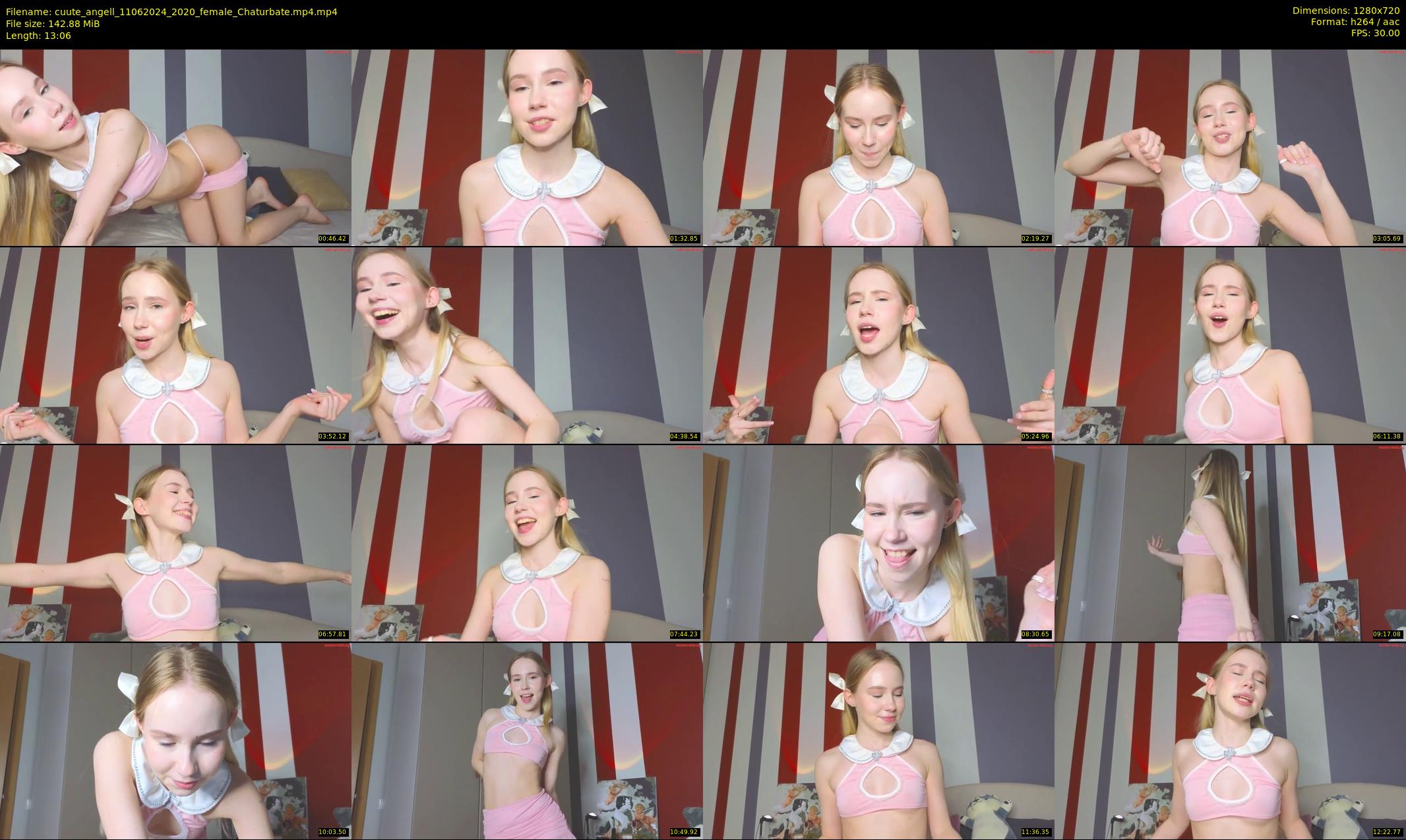 cuute_angell — 14 minute Chaturbate female cam show recording, 720p, Jun 11, 2024
