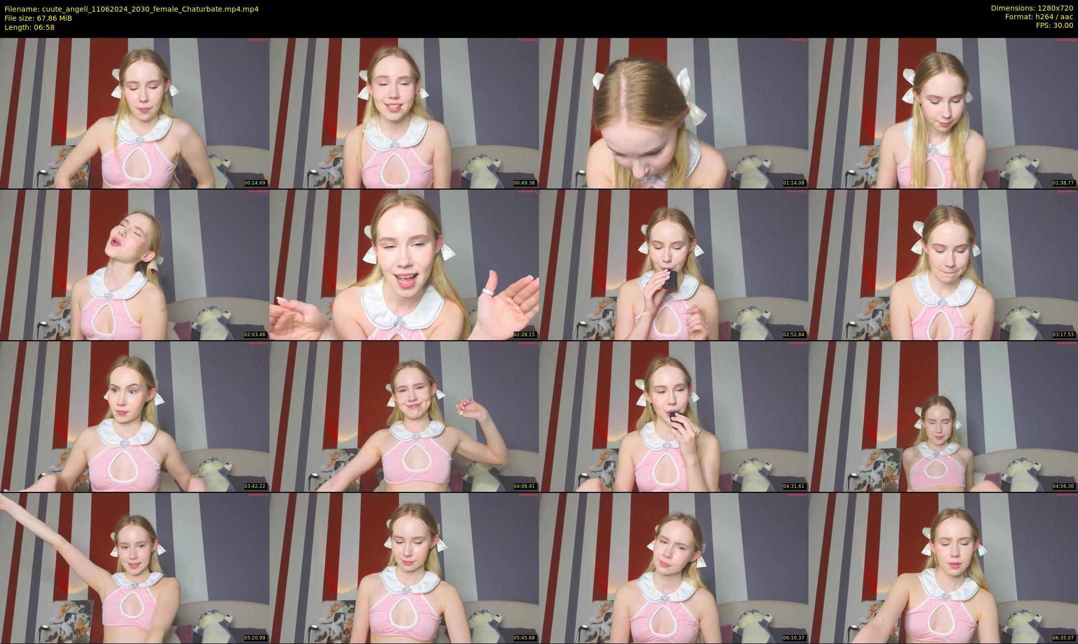 cuute_angell — 7 minute Chaturbate female cam show recording, 720p, Jun 11, 2024