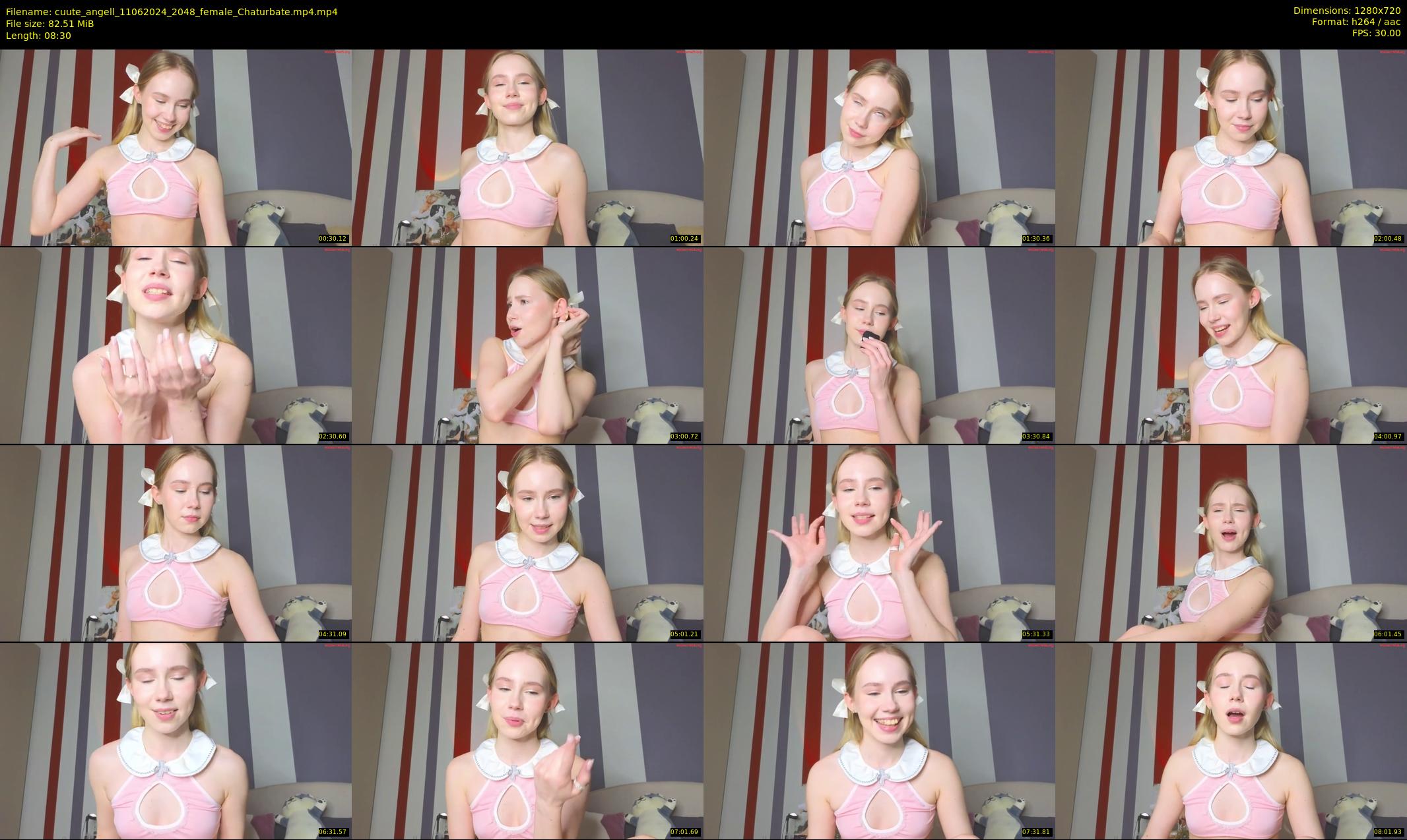 cuute_angell — 9 minute Chaturbate female cam show recording, 720p, Jun 11, 2024