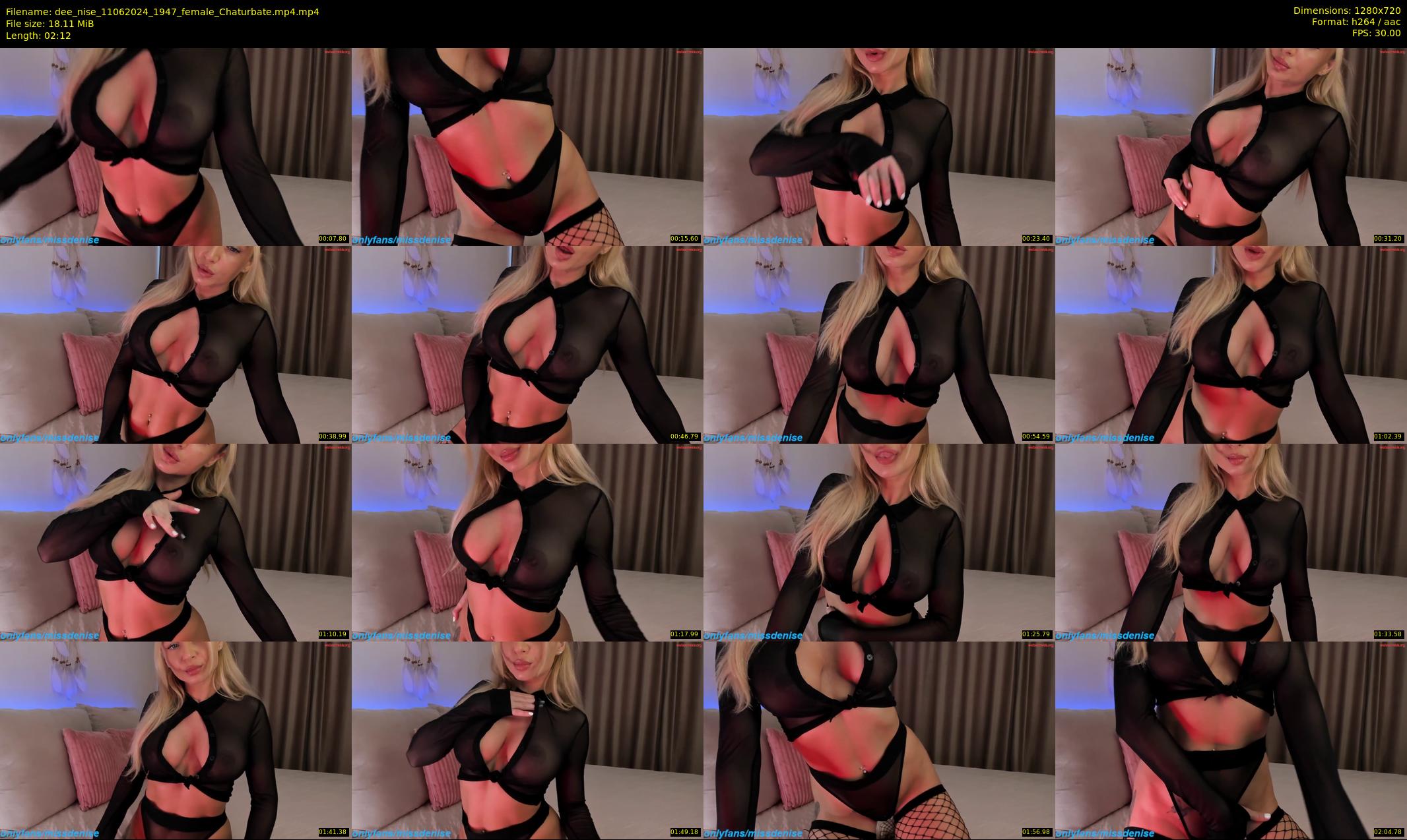 dee_nise — 3 minute Chaturbate female cam show recording, 720p, Jun 11, 2024
