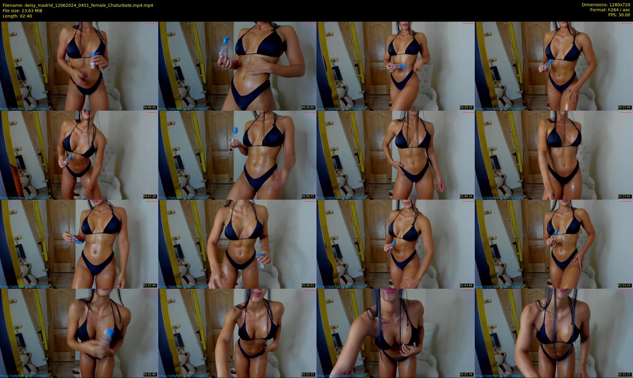 deisy_madrid — 3 minute Chaturbate female cam show recording, 720p, Jun 12, 2024