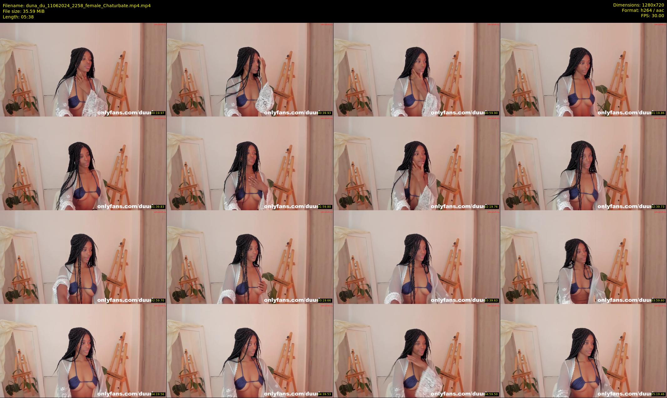 duna_du — 6 minute Chaturbate female cam show recording, 720p, Jun 11, 2024