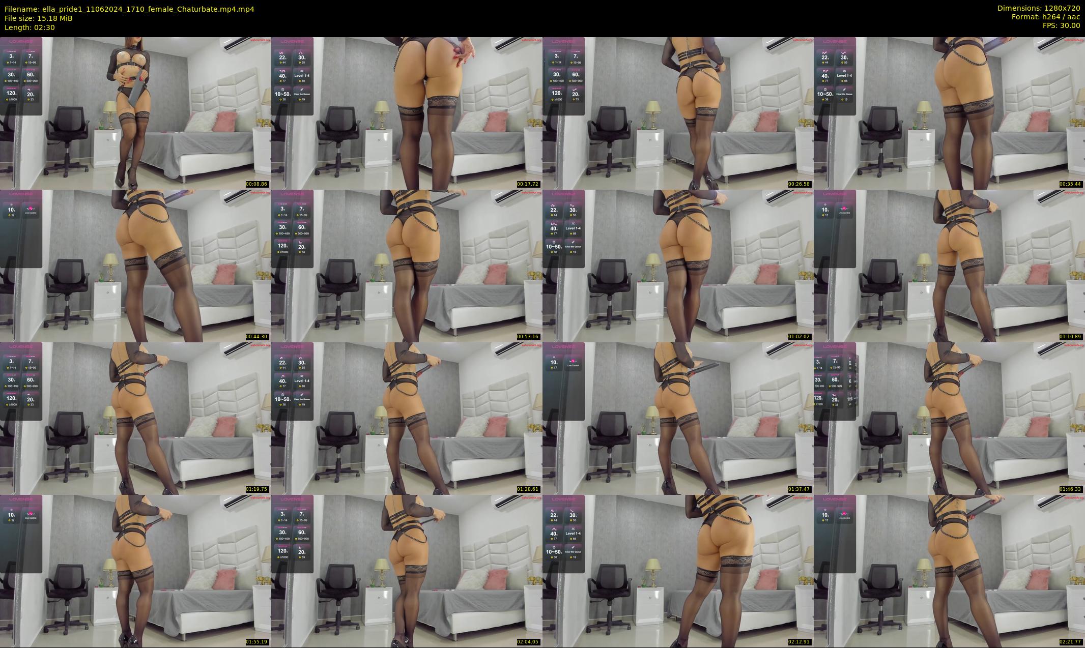 ella_pride1 — 3 minute Chaturbate female cam show recording, 720p, Jun 11, 2024