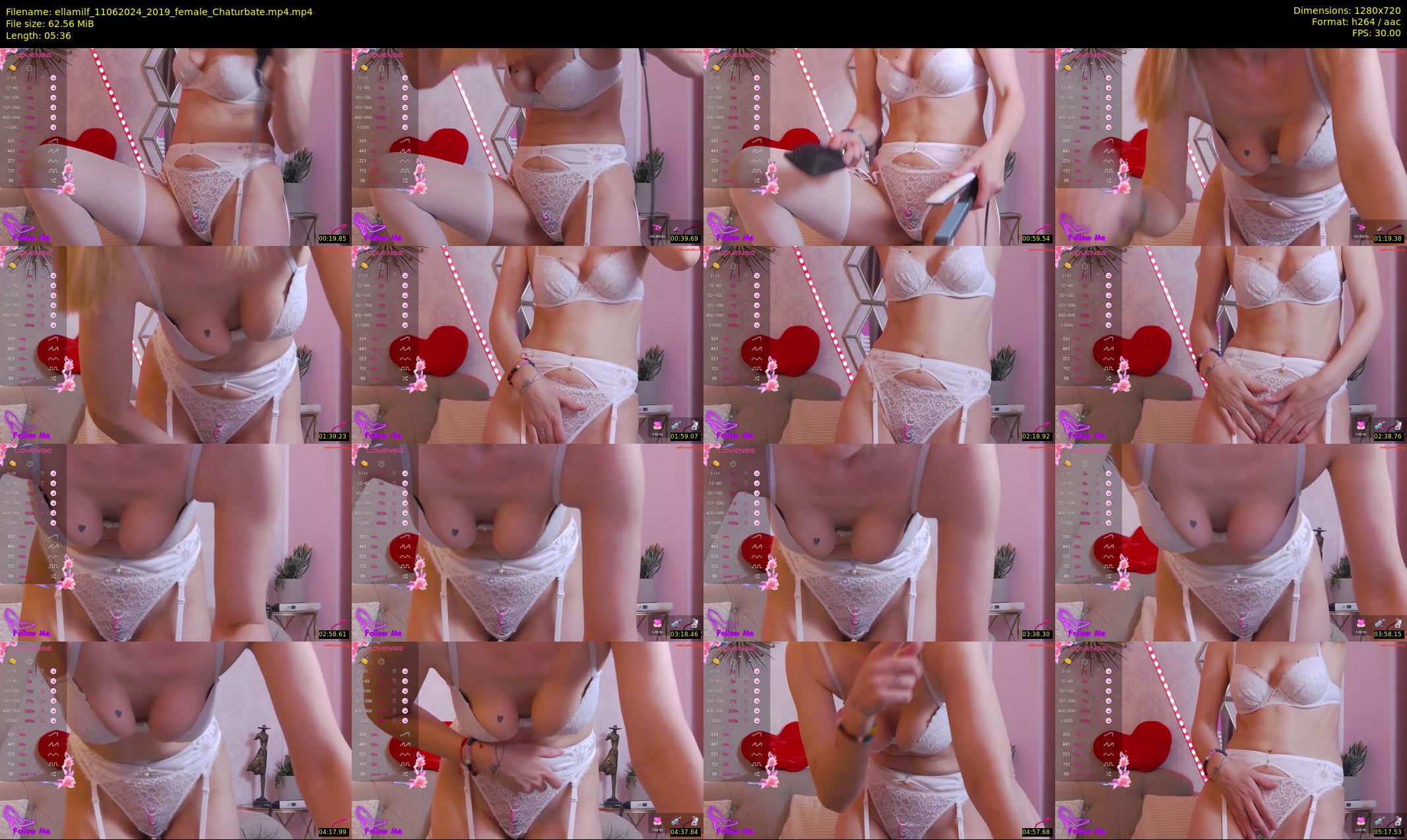 ellamilf — 6 minute Chaturbate female cam show recording, 720p, Jun 11, 2024