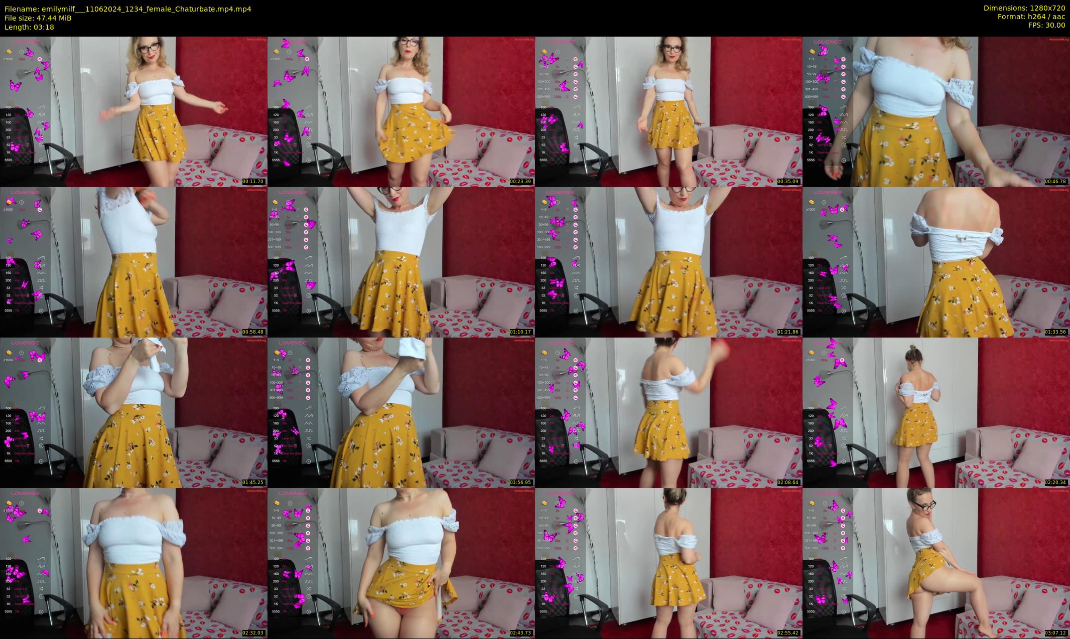 emilymilf__ — 4 minute Chaturbate female cam show recording, 720p, Jun 11, 2024
