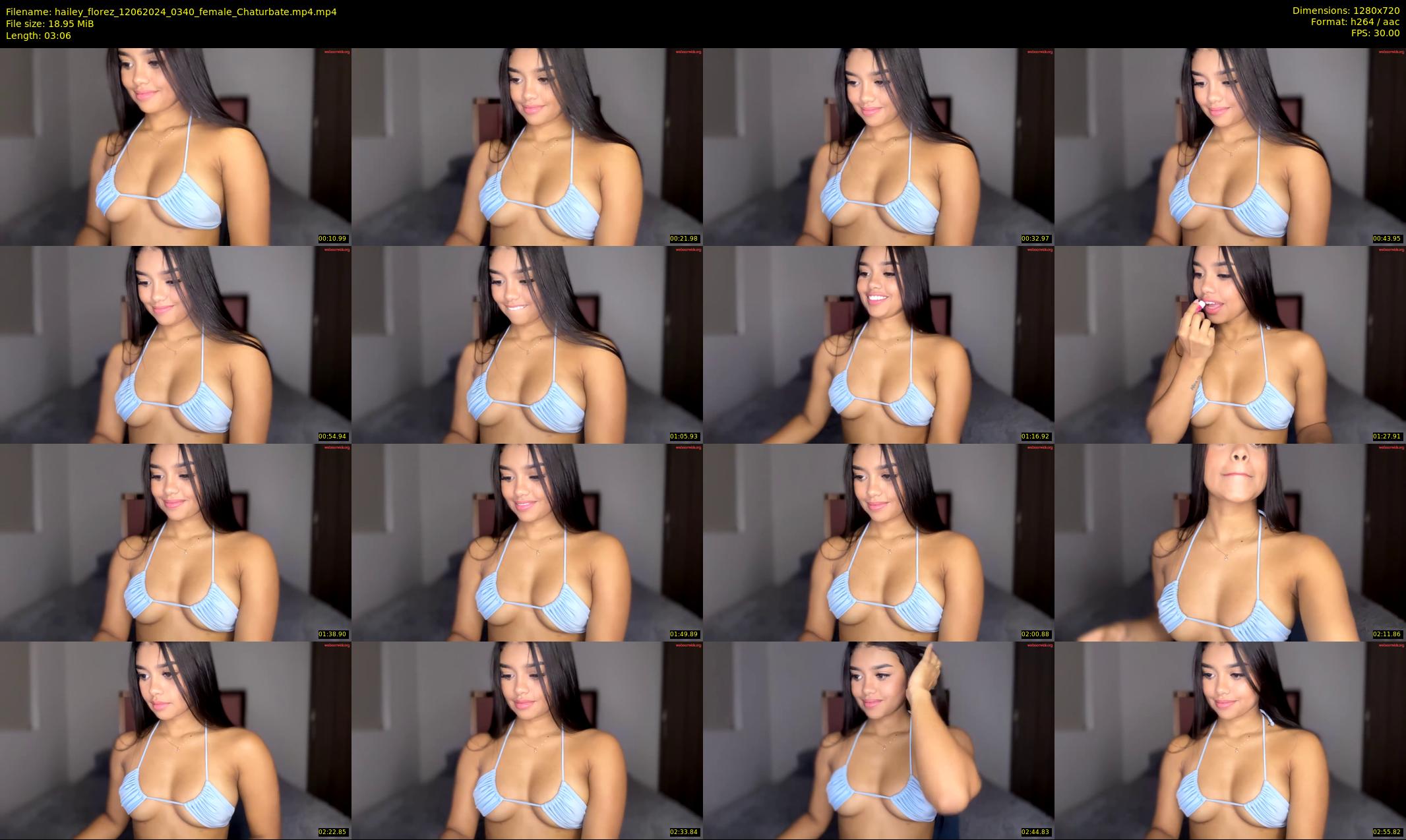 hailey_florez — 4 minute Chaturbate female cam show recording, 720p, Jun 12, 2024