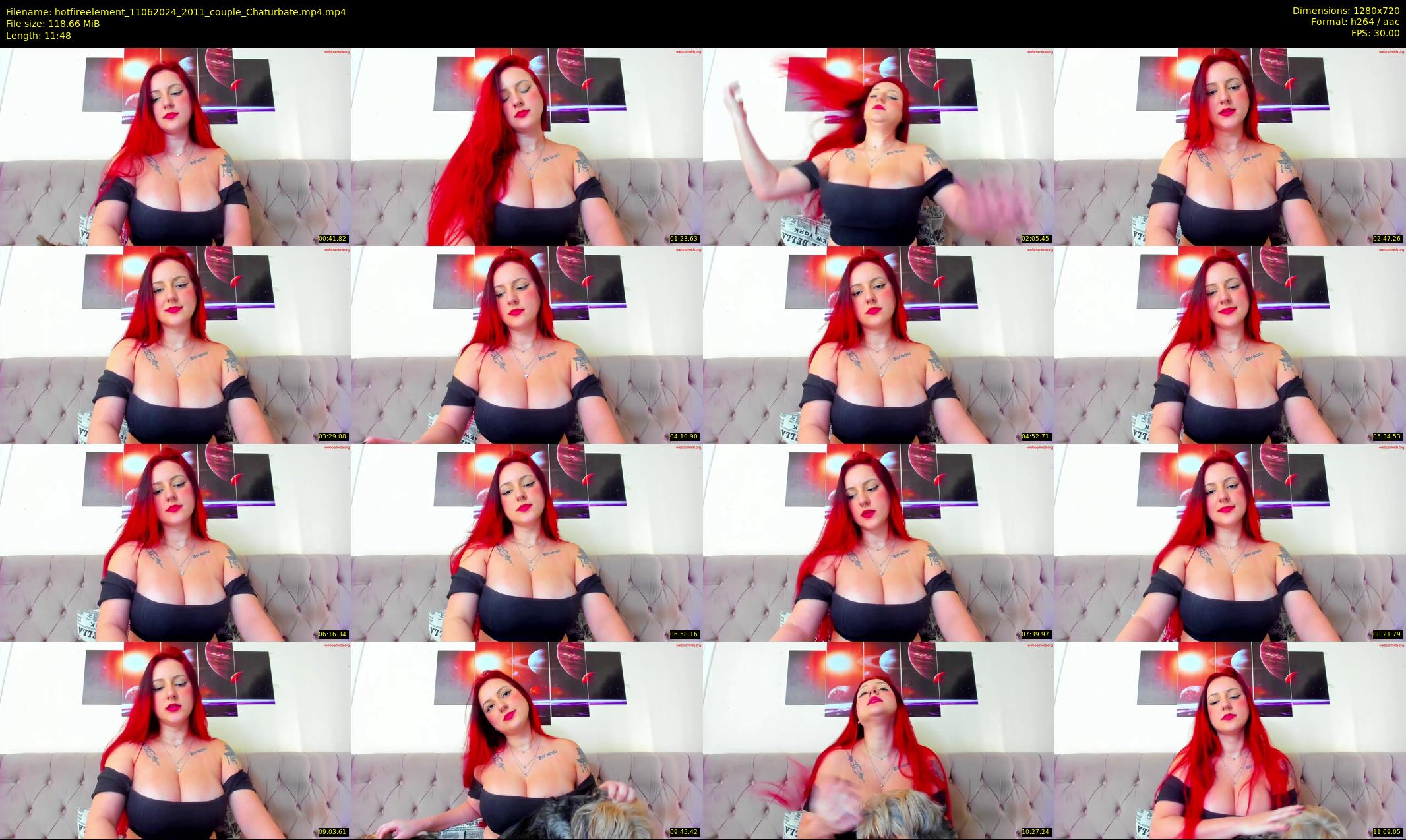 hotfireelement — 12 minute Chaturbate couple cam show recording, 720p, Jun 11, 2024