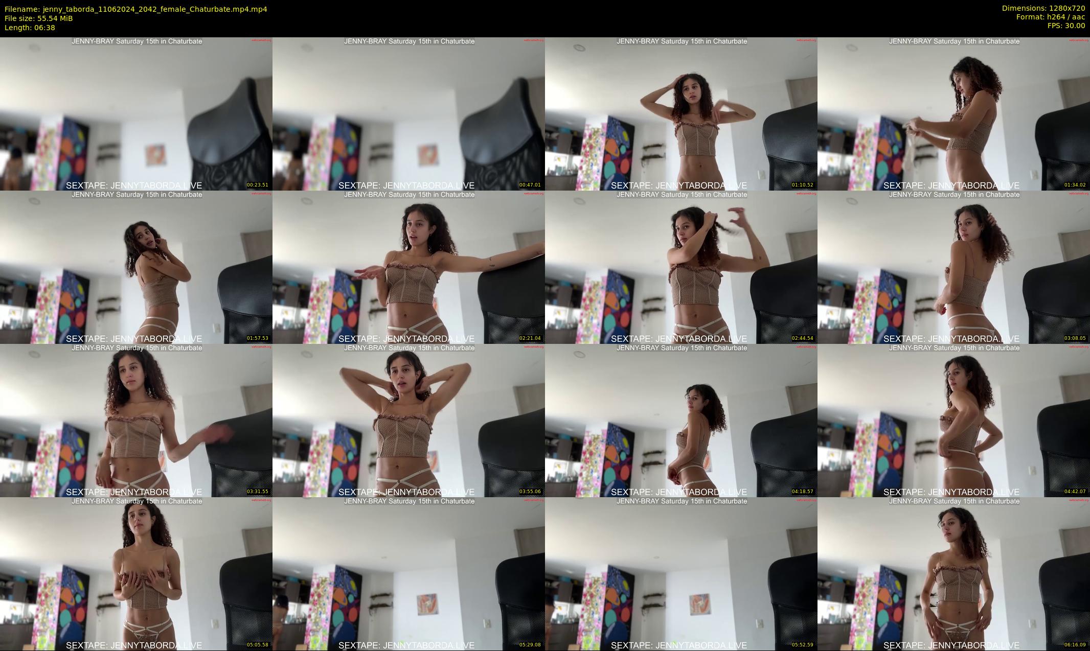 jenny_taborda — 7 minute Chaturbate female cam show recording, 720p, Jun 11, 2024
