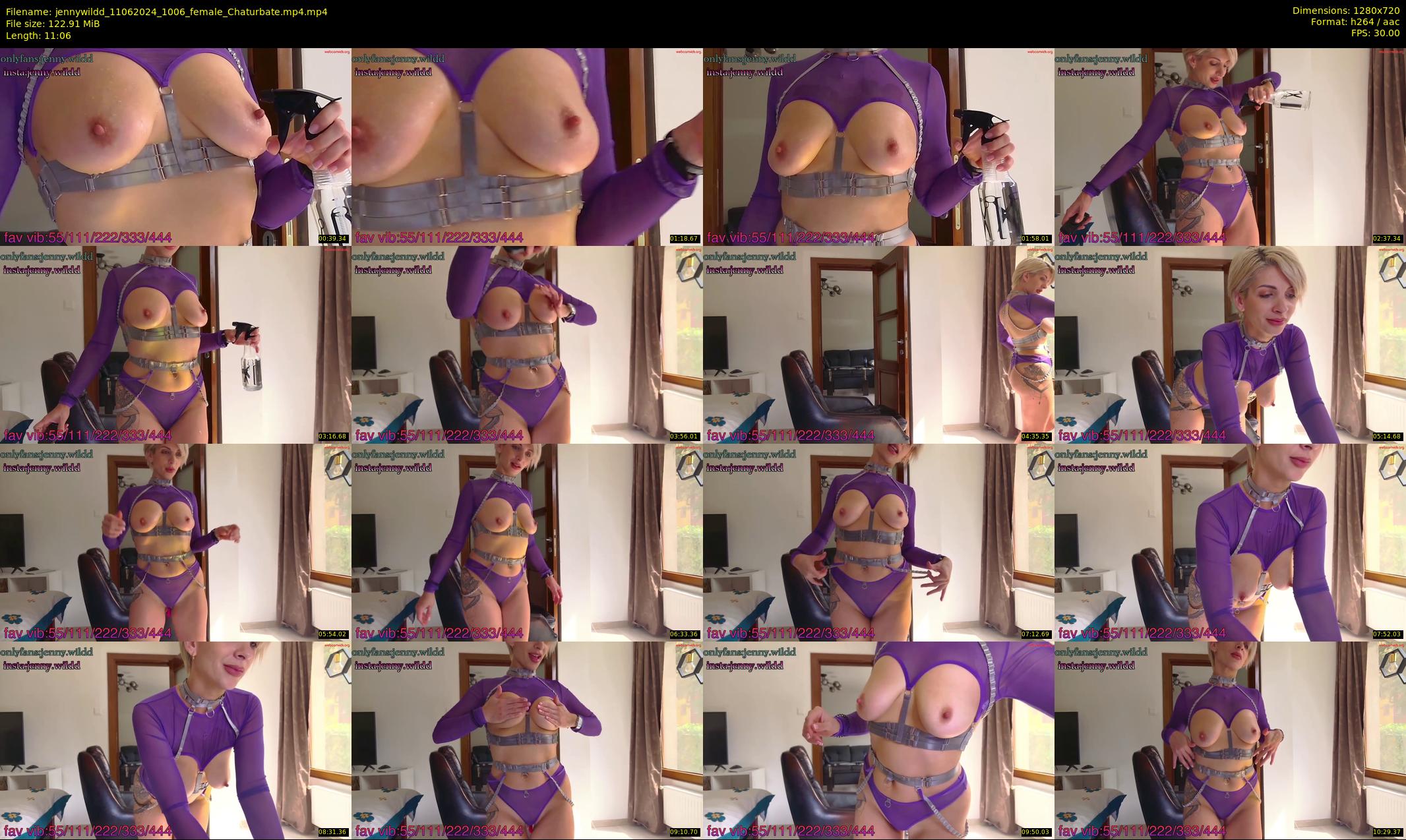jennywildd — 12 minute Chaturbate female cam show recording, 720p, Jun 11, 2024