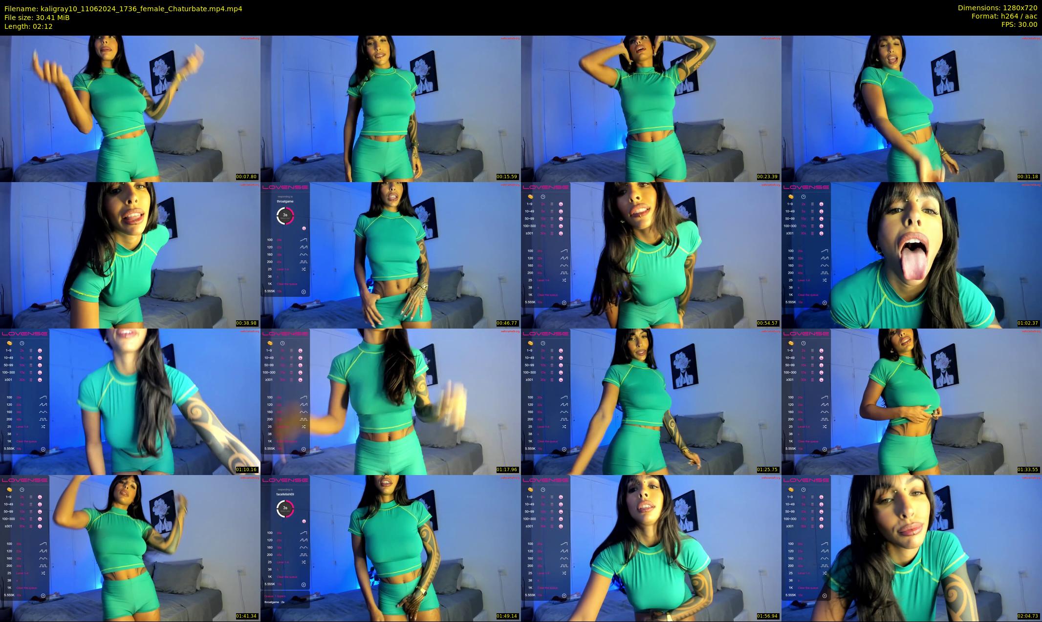 kaligray10 — 3 minute Chaturbate female cam show recording, 720p, Jun 11, 2024