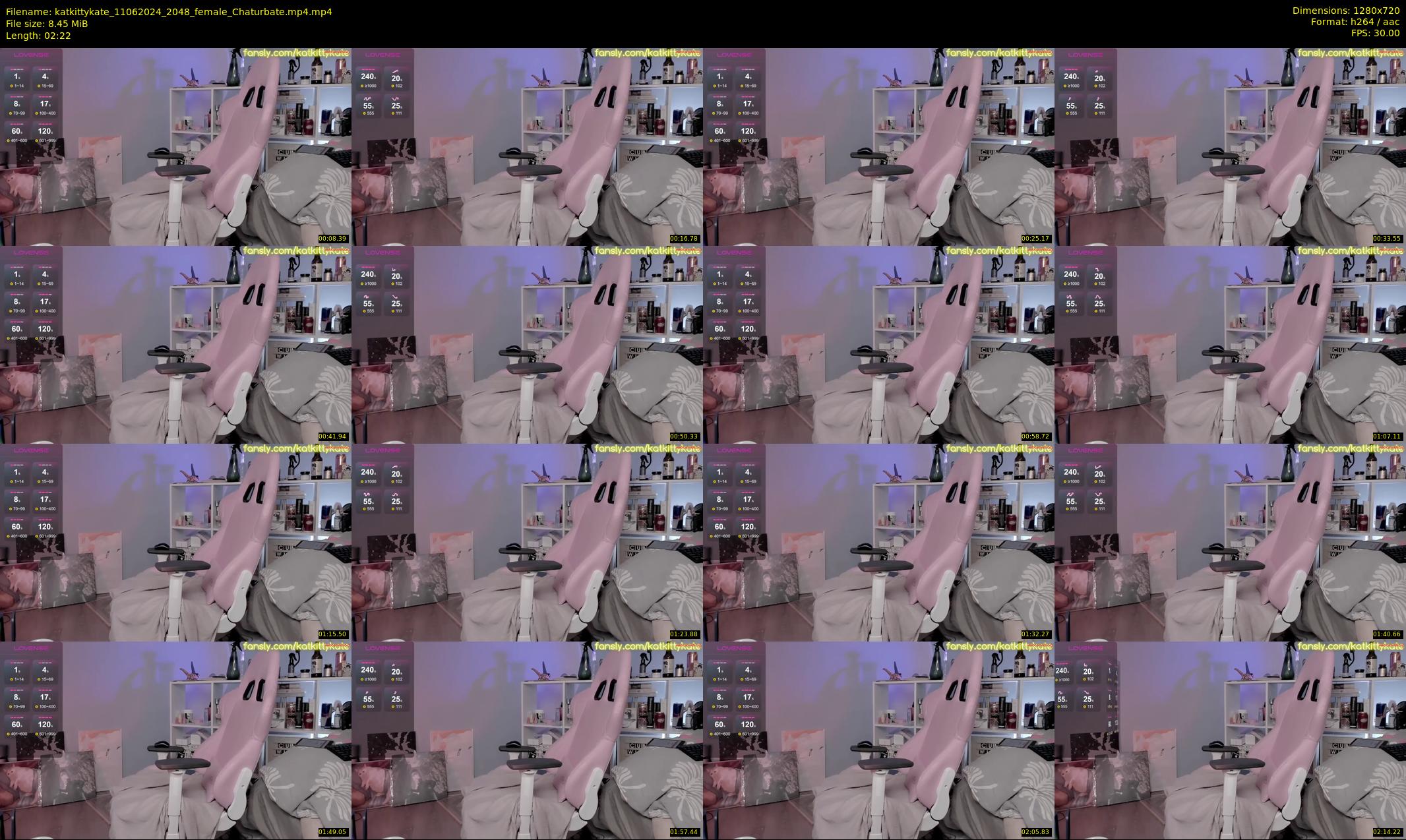 katkittykate — 3 minute Chaturbate female cam show recording, 720p, Jun 11, 2024