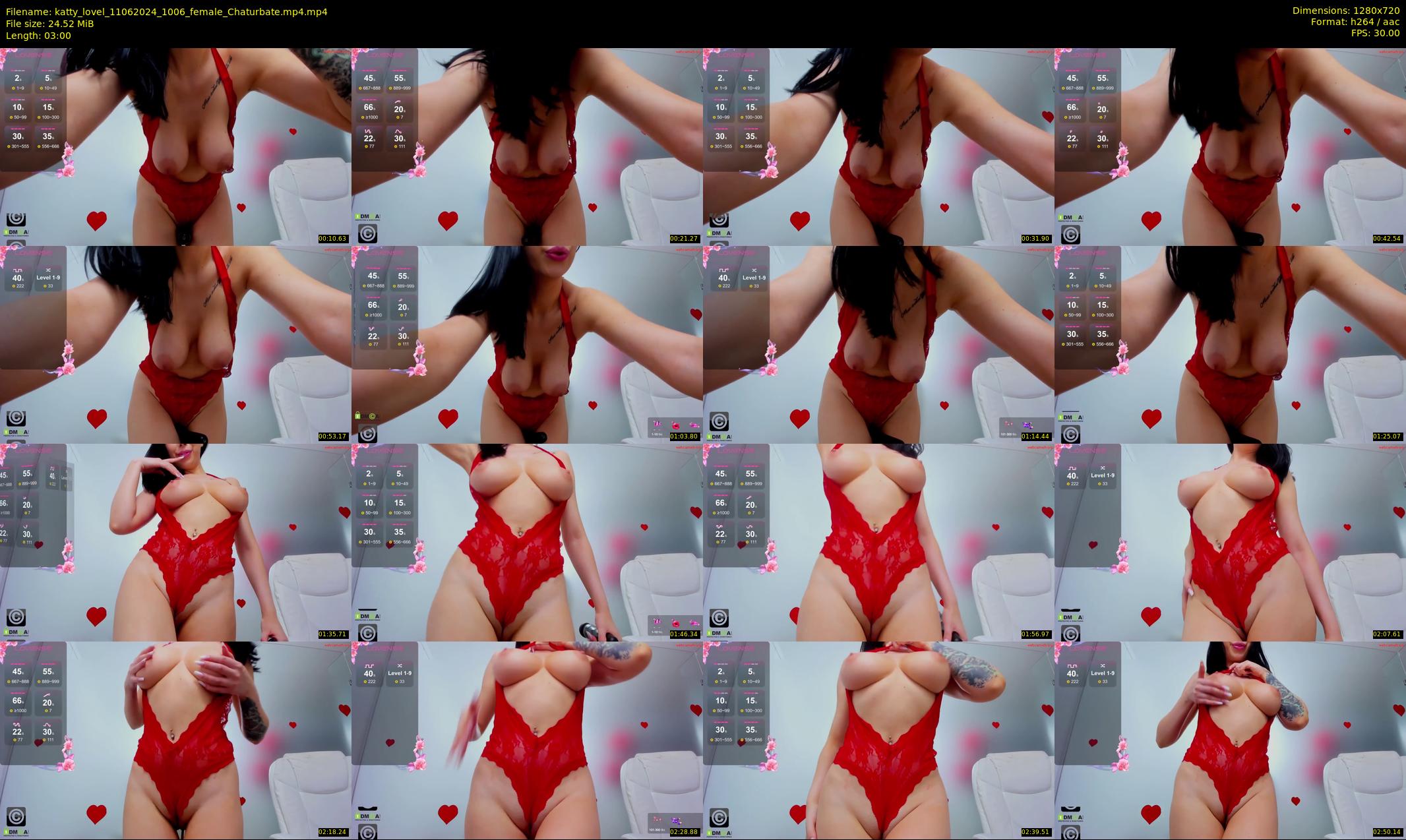 katty_lovel — 3 minute Chaturbate female cam show recording, 720p, Jun 11, 2024