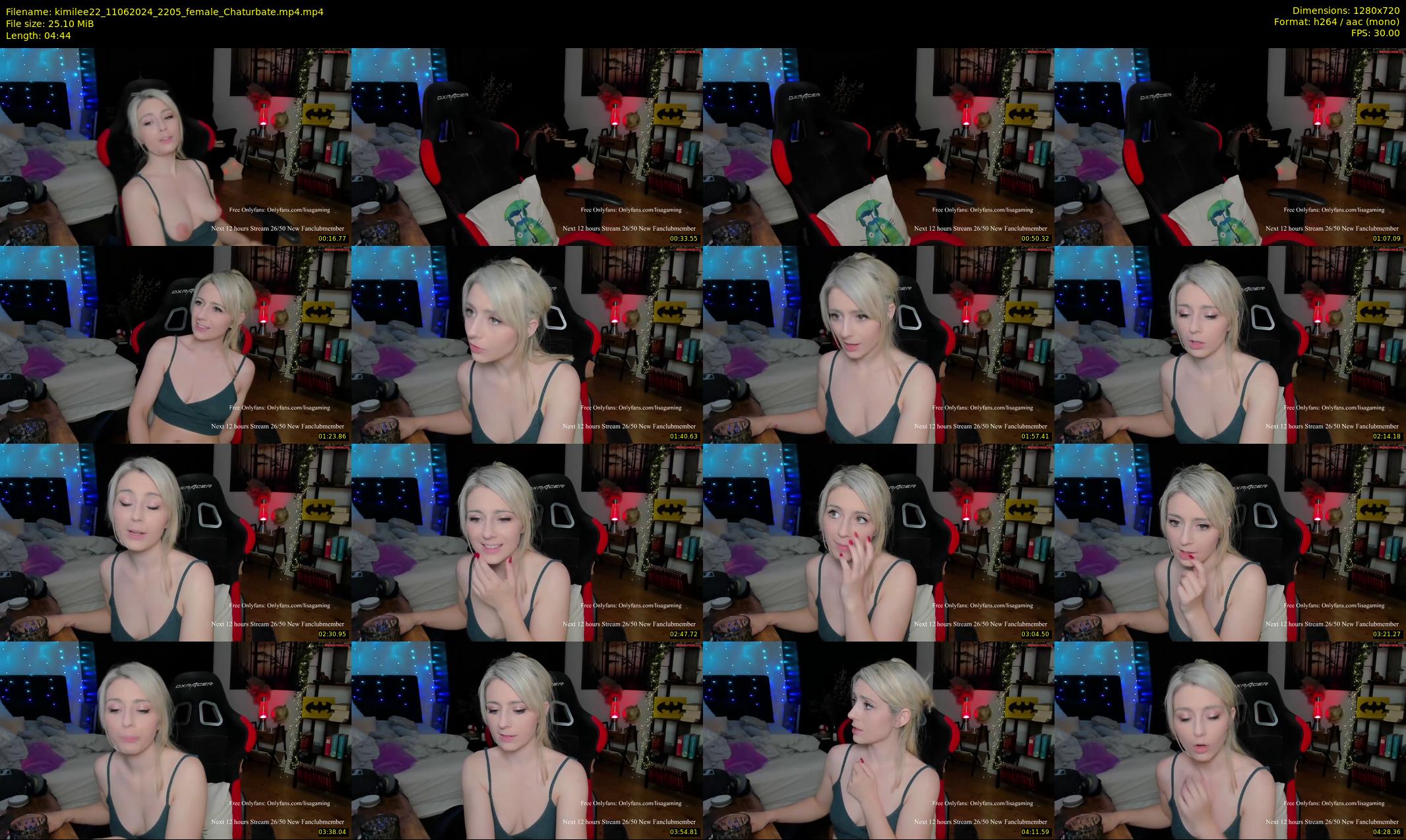 kimilee22 — 5 minute Chaturbate female cam show recording, 720p, Jun 11, 2024