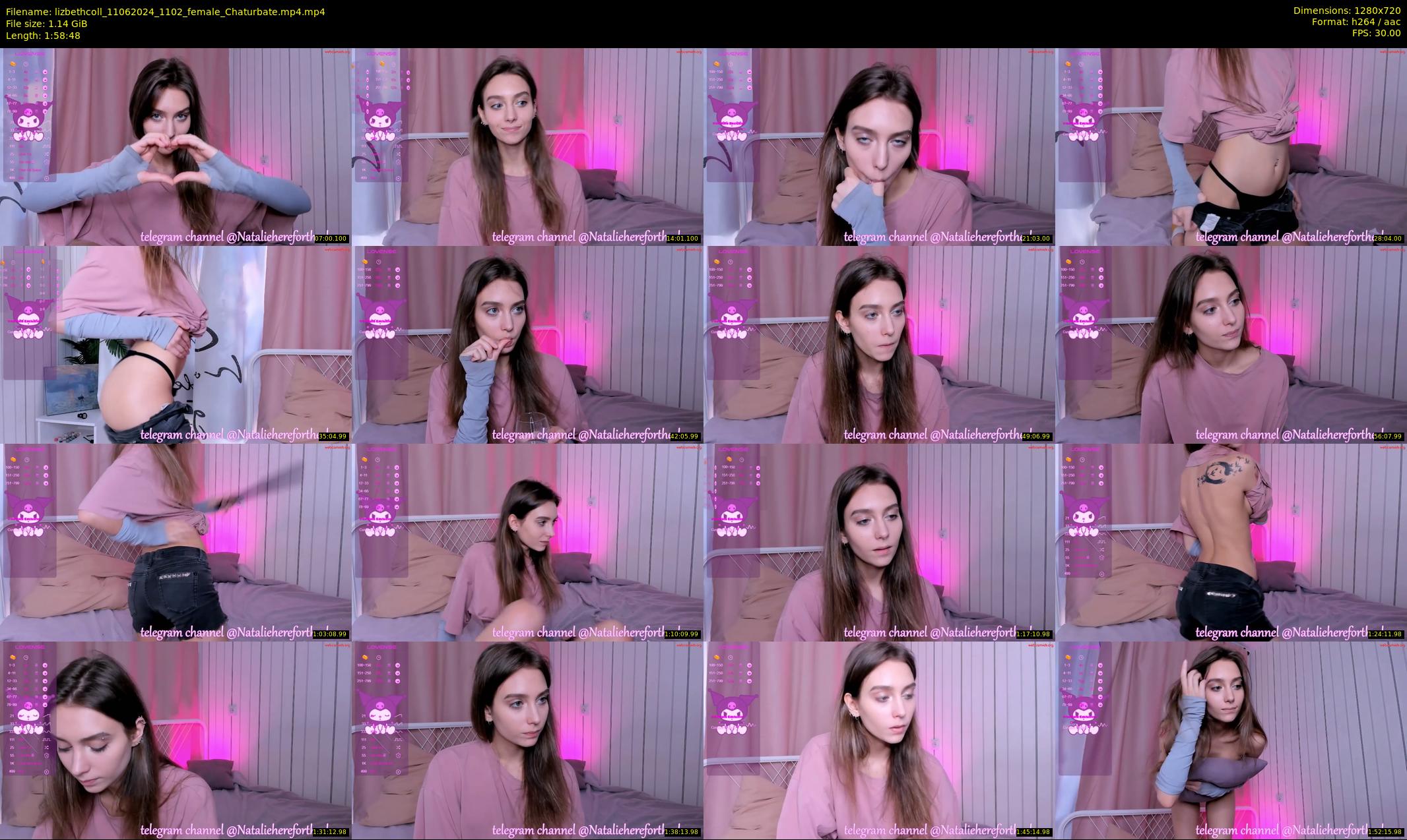 lizbethcoll — 119 minute Chaturbate female cam show recording, 720p, Jun 11, 2024