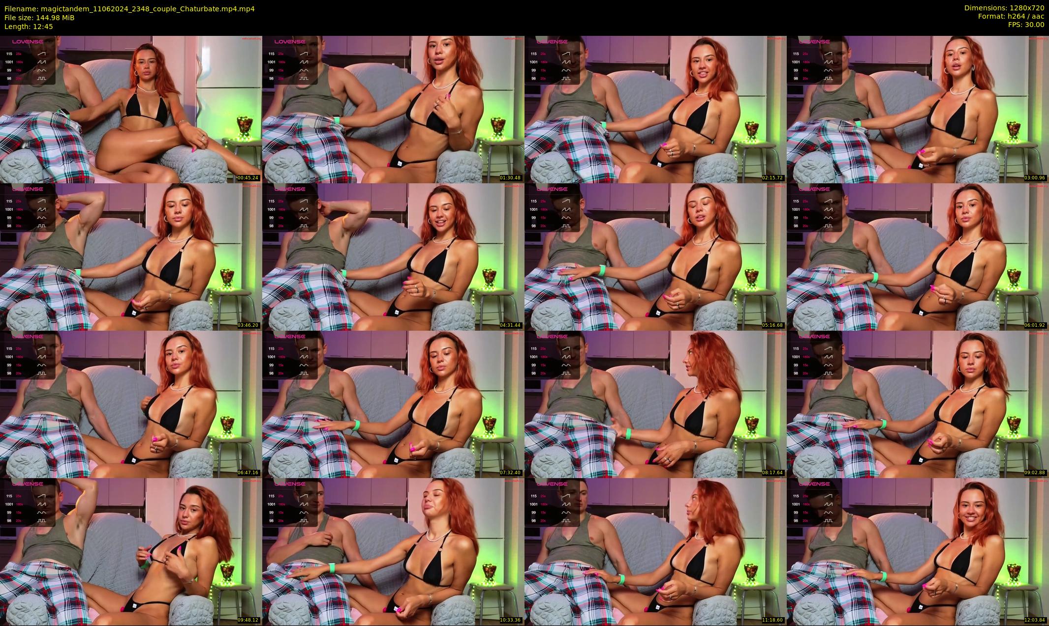 magictandem — 13 minute Chaturbate couple cam show recording, 720p, Jun 11, 2024